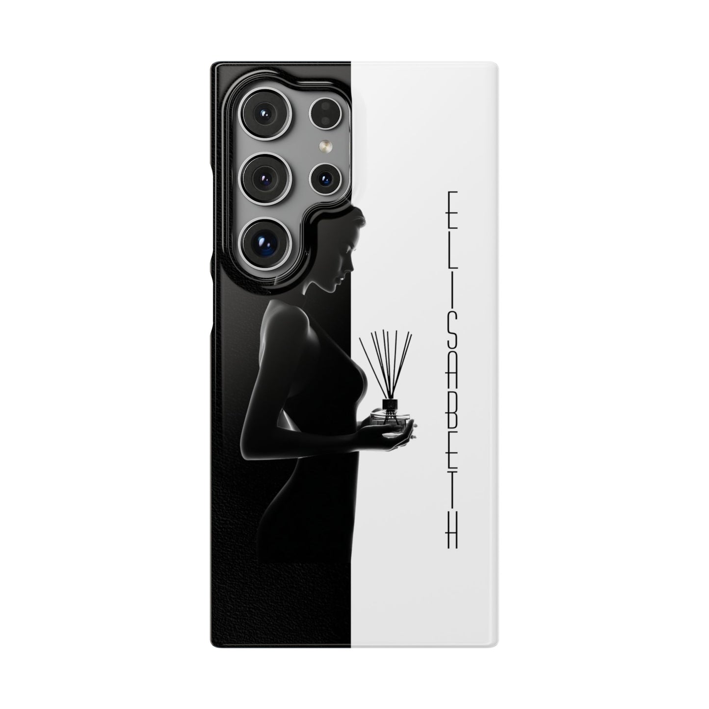 Custom Black and White Snap Case for Women Phone Cover for iPhone and Samsung