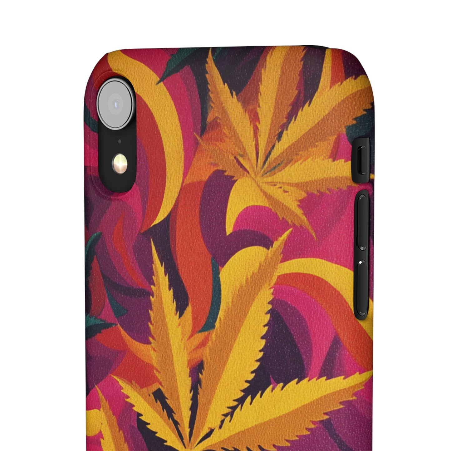 Autumn Vibe Cannabis Snap Case for IPhones and Samsungs Custom