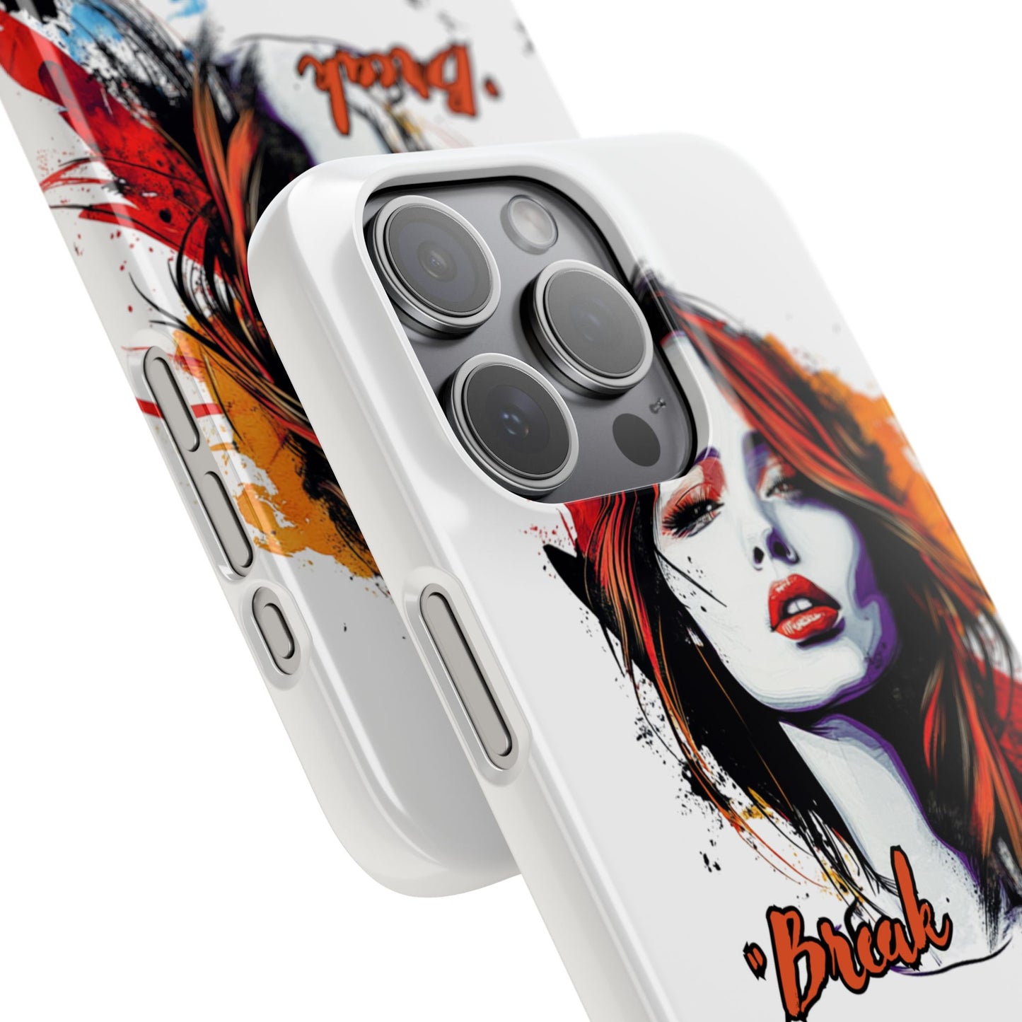 Empowering Art Snap Cases, Phone Cover, Break the Chains of Silence, Unique Gift, Inspirational Tech Accessories