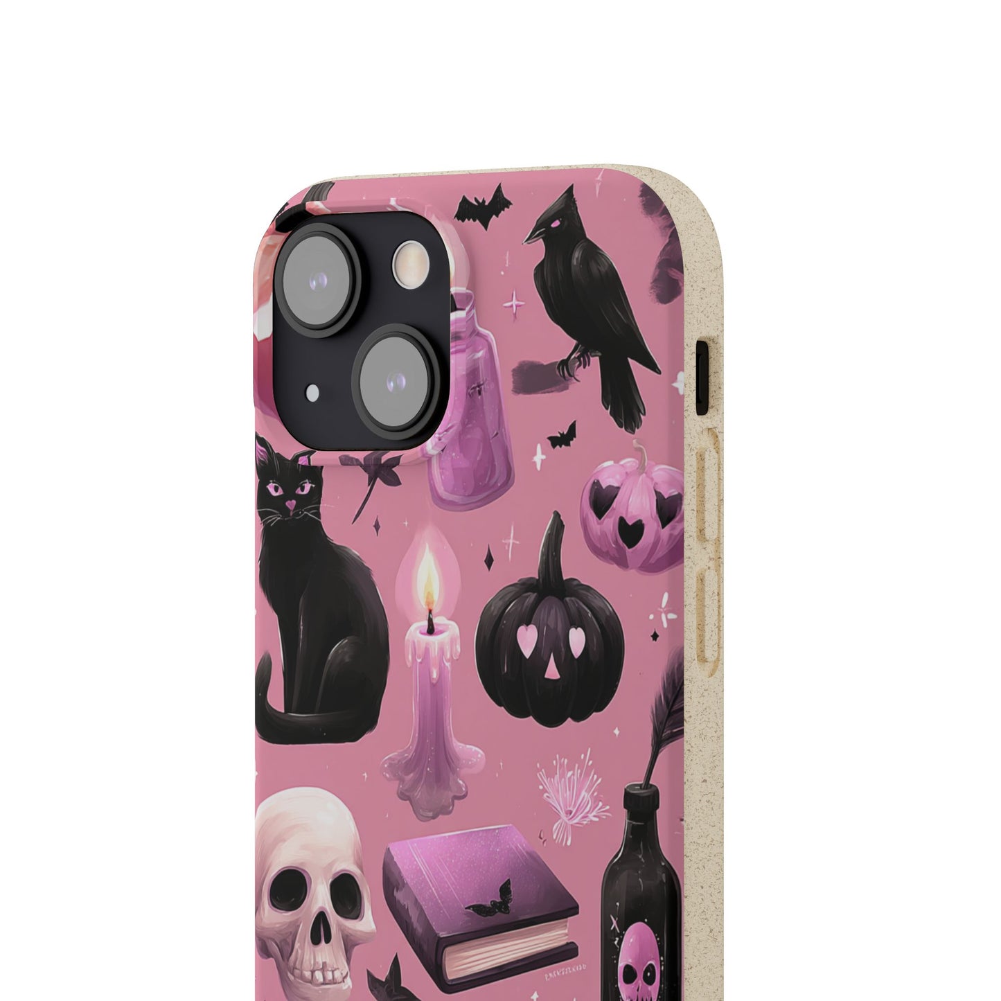 Halloween-Inspired Biodegradable Phone Case, Eco-Friendly Cell Phone Cover, Cute Goth Aesthetic Gift, Sustainable Halloween Decor, [...]