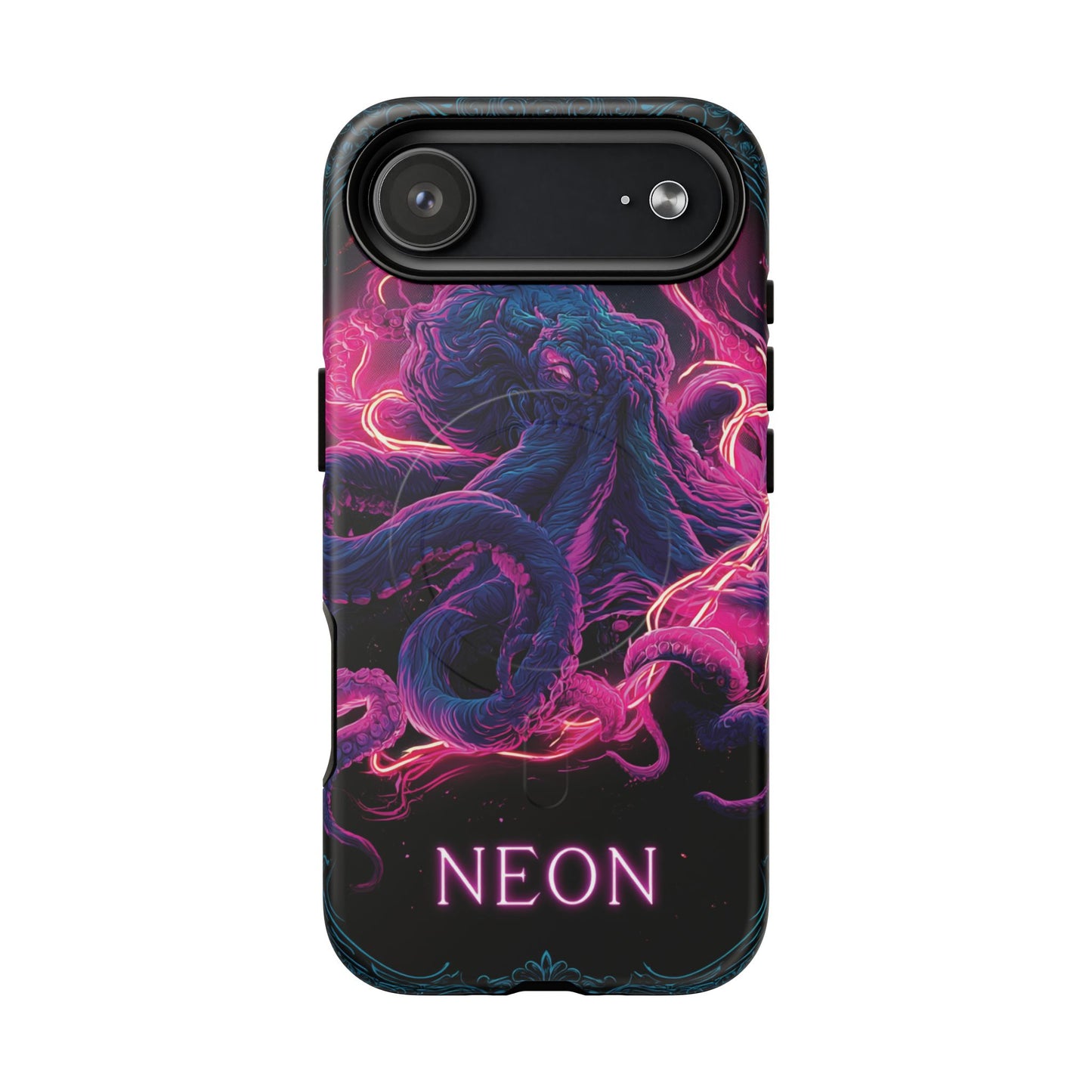 Neon Octopus Phone Case — Tough Magnetic Protective Cover