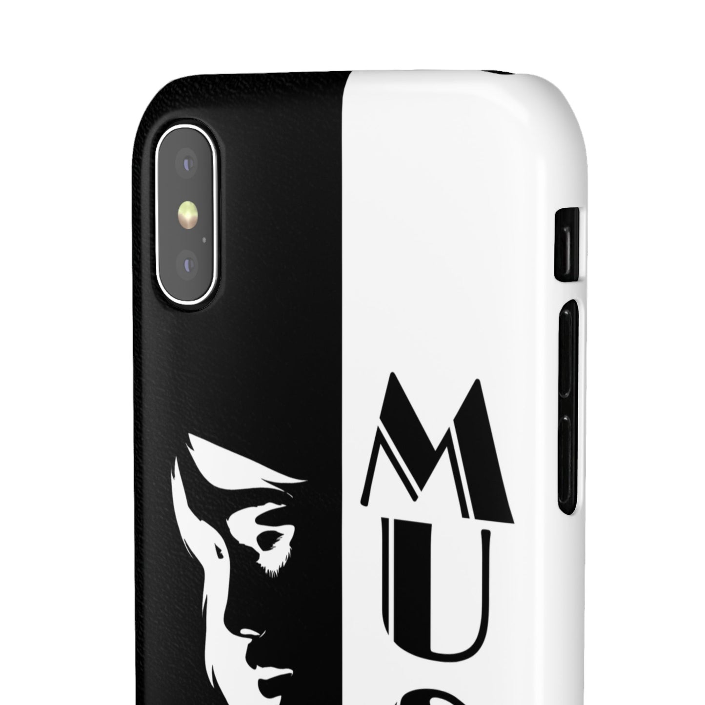 Black And White Bold Muse Snap Case Cover for iPhone and Samsung