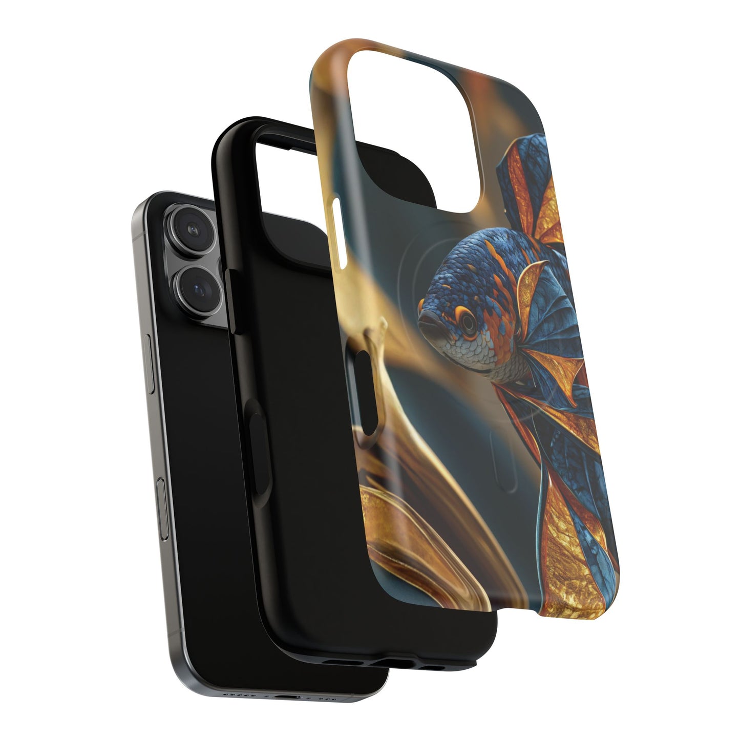 Koi Fish Tough Magnetic Phone Case — Protective Artistic Fish Design
