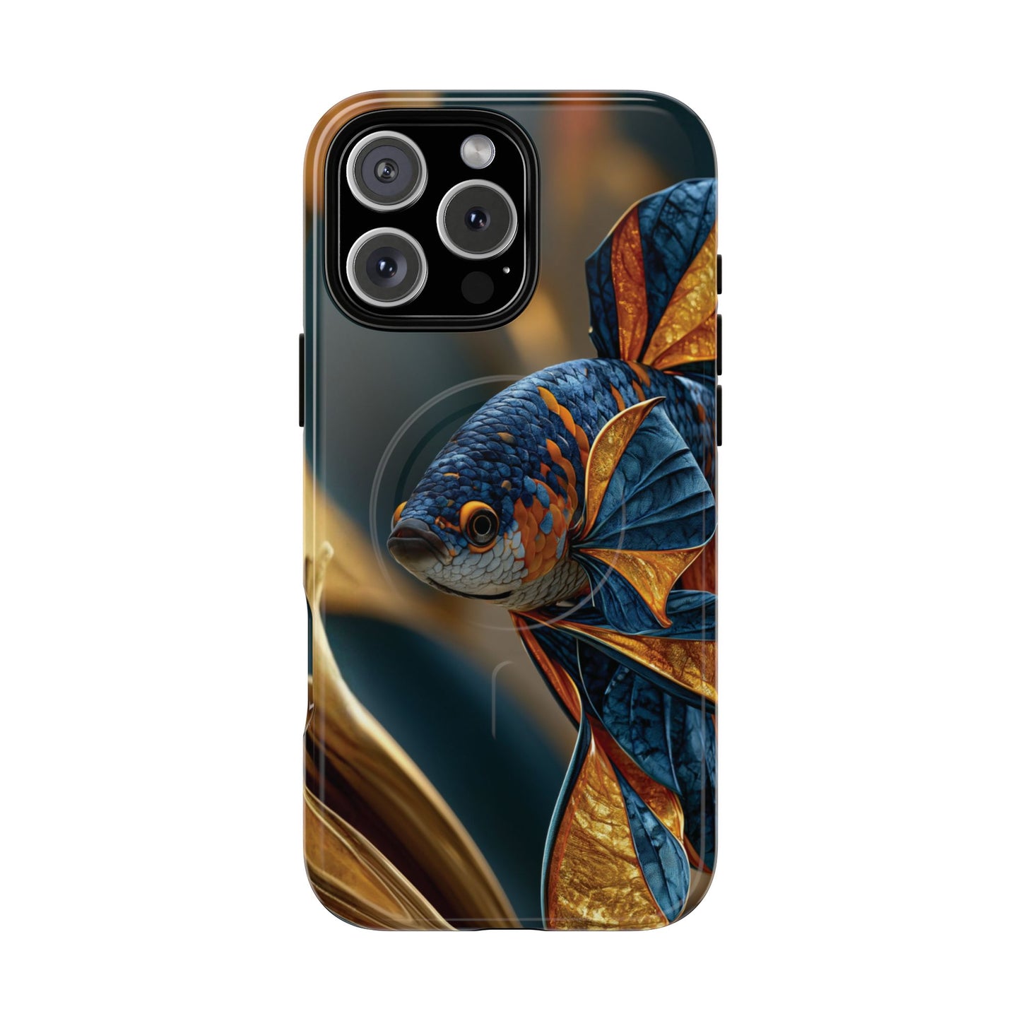 Koi Fish Tough Magnetic Phone Case — Protective Artistic Fish Design
