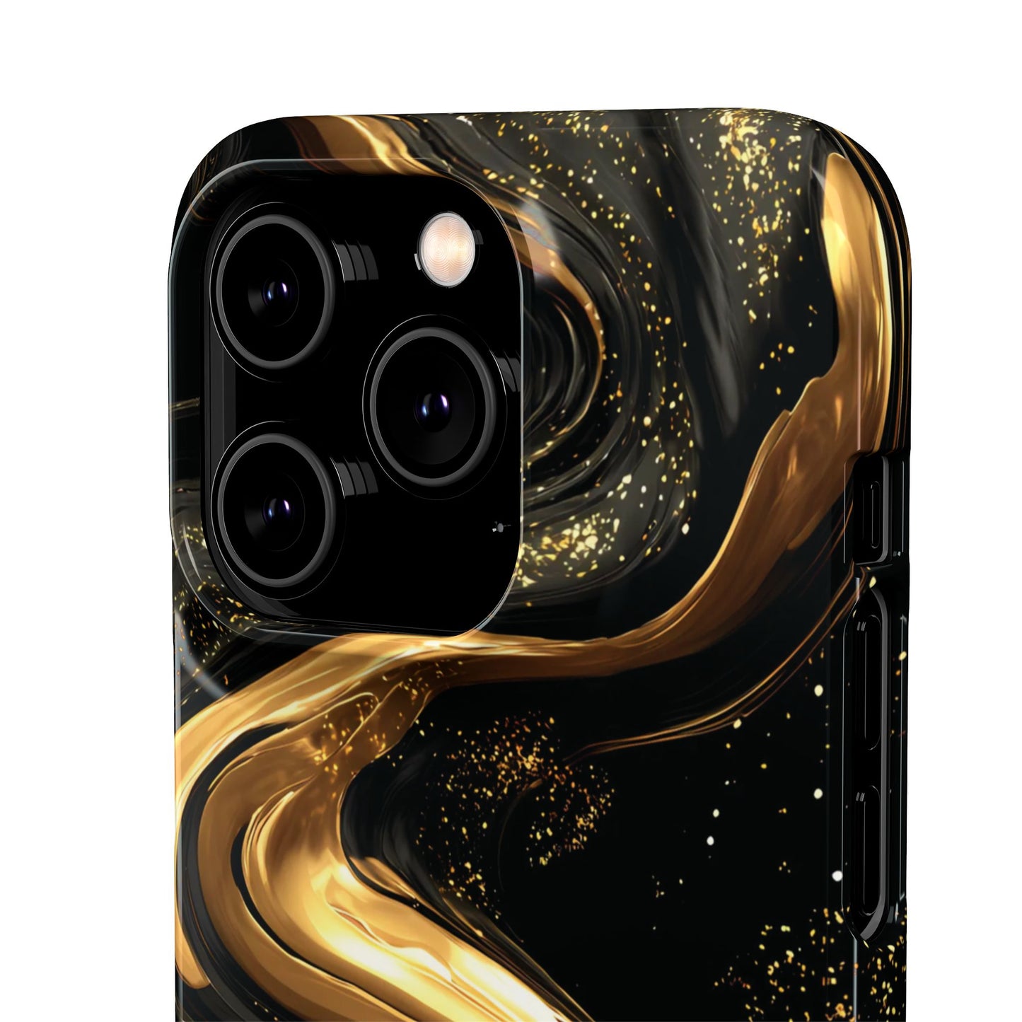 Elegant Gold Swirl Snap Case - Stylish Phone Cover, Modern Accessory, Gift for Her, Luxe Phone Case, Trendy Decor