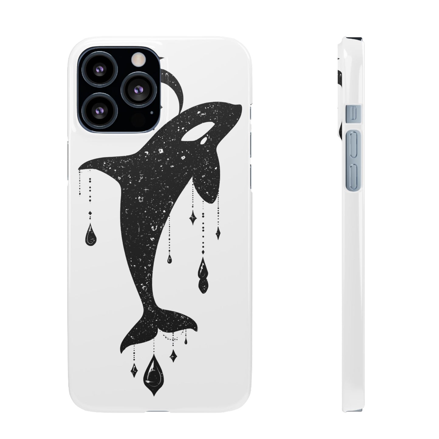 Celestial Orca Snap Case | Phone Cover, Whale Lover Gift, Cosmic Decor, Unique Art, Ocean Vibe