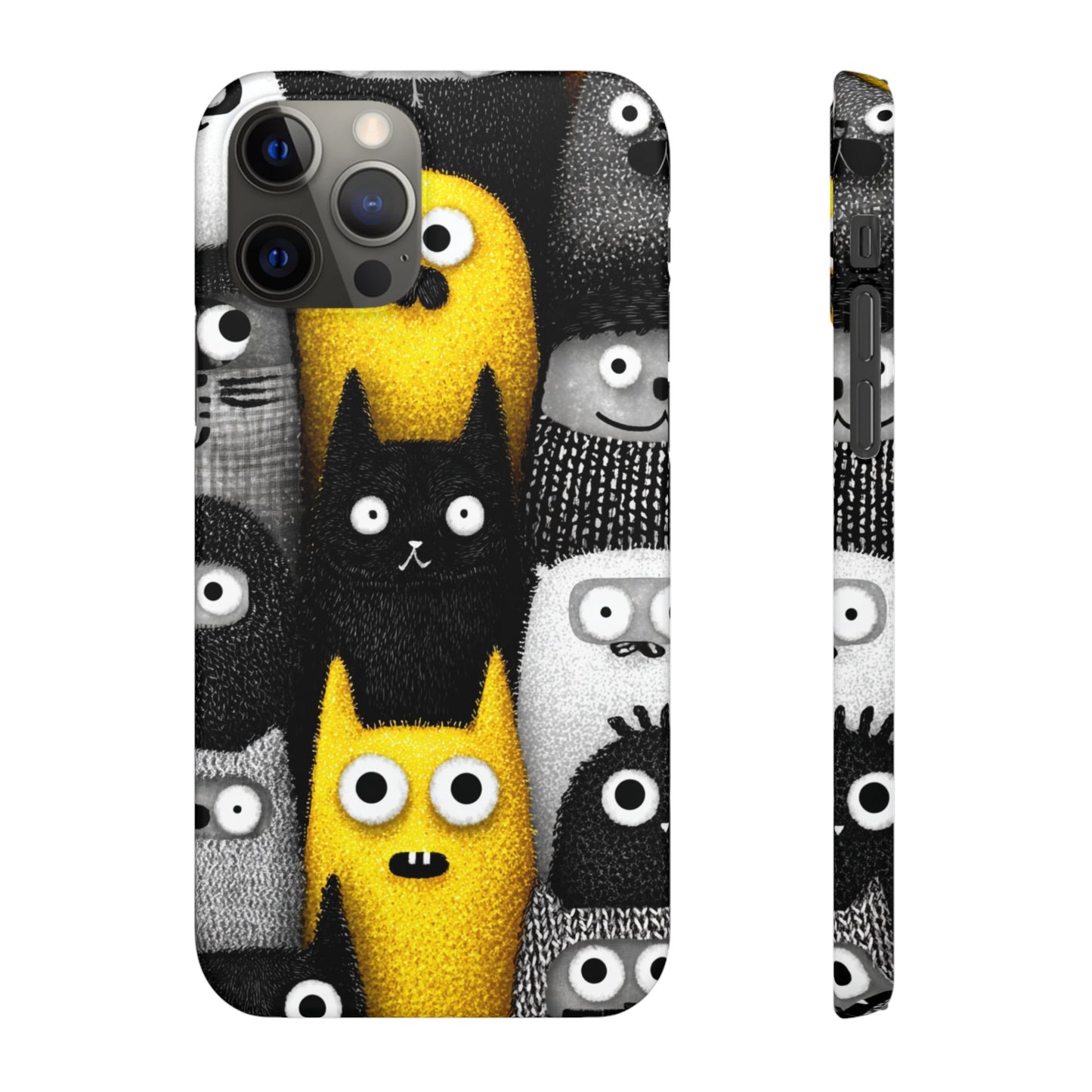 Colorful Character Snap Cases, Cute Phone Cover, Unique Gift for Kids, Fun Accessory, Perfect for Birthdays, Holidays