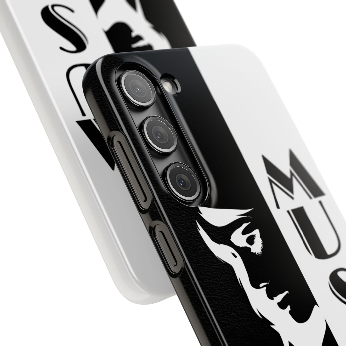 Black And White Bold Muse Snap Case Cover for iPhone and Samsung