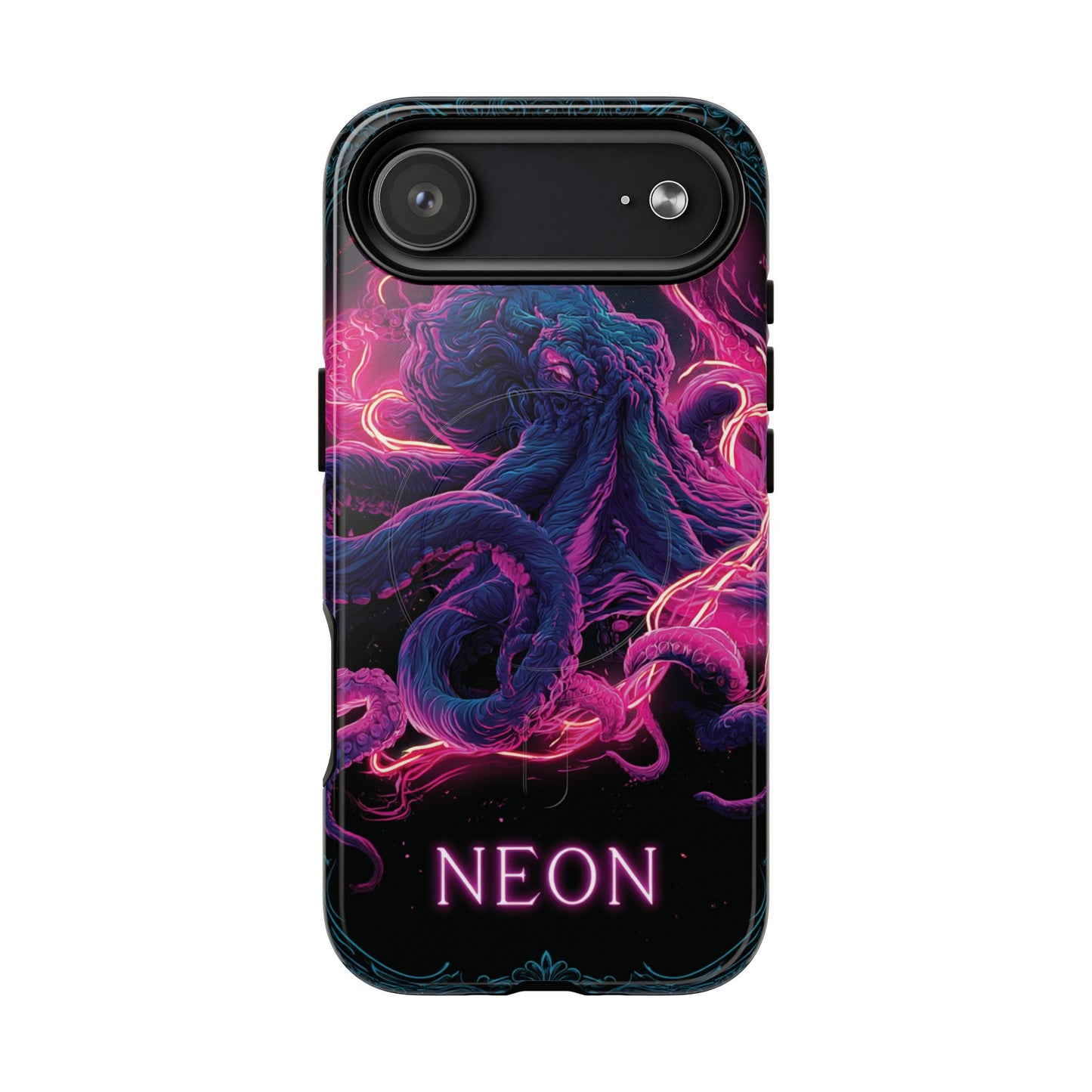 Neon Octopus Phone Case — Tough Magnetic Protective Cover