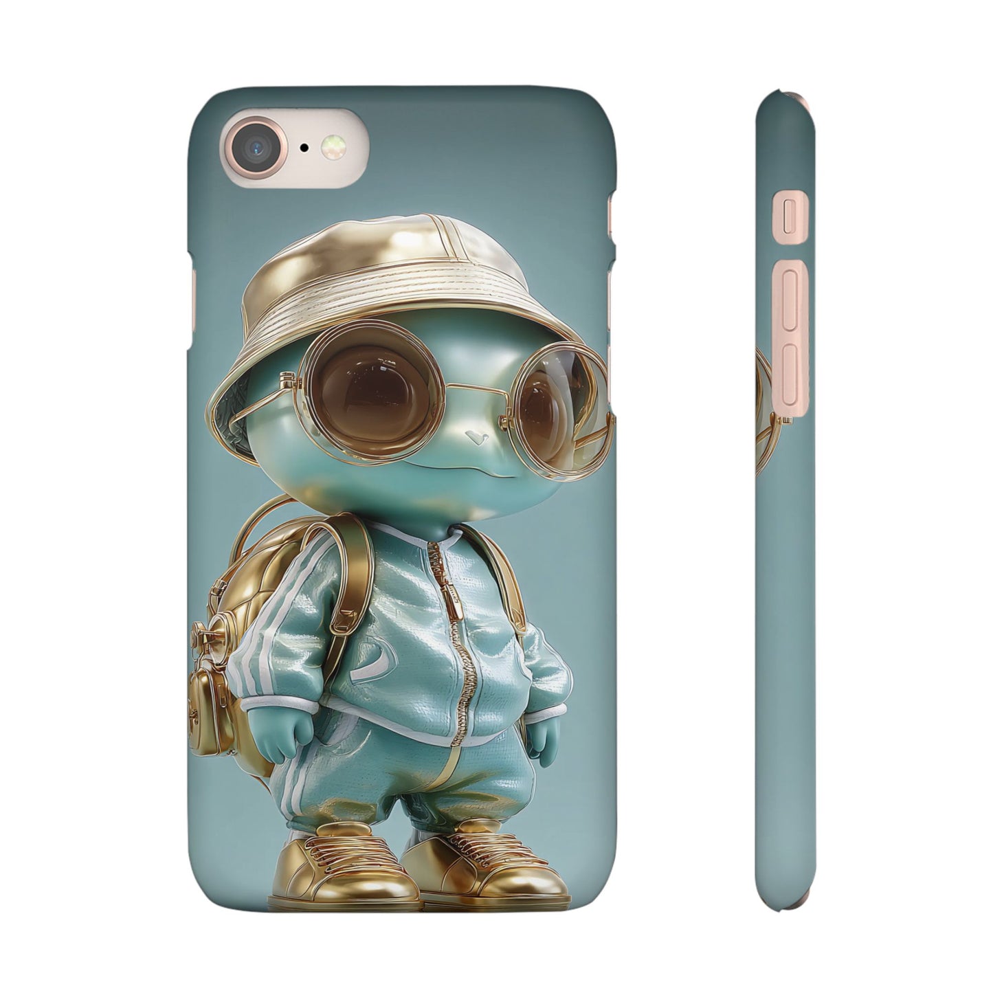 Trendy Character Snap Case for Phone, Cute Phone Cover, Gift for Kids, Cartoon Style Gadget Accessory, Fun Phone Protection