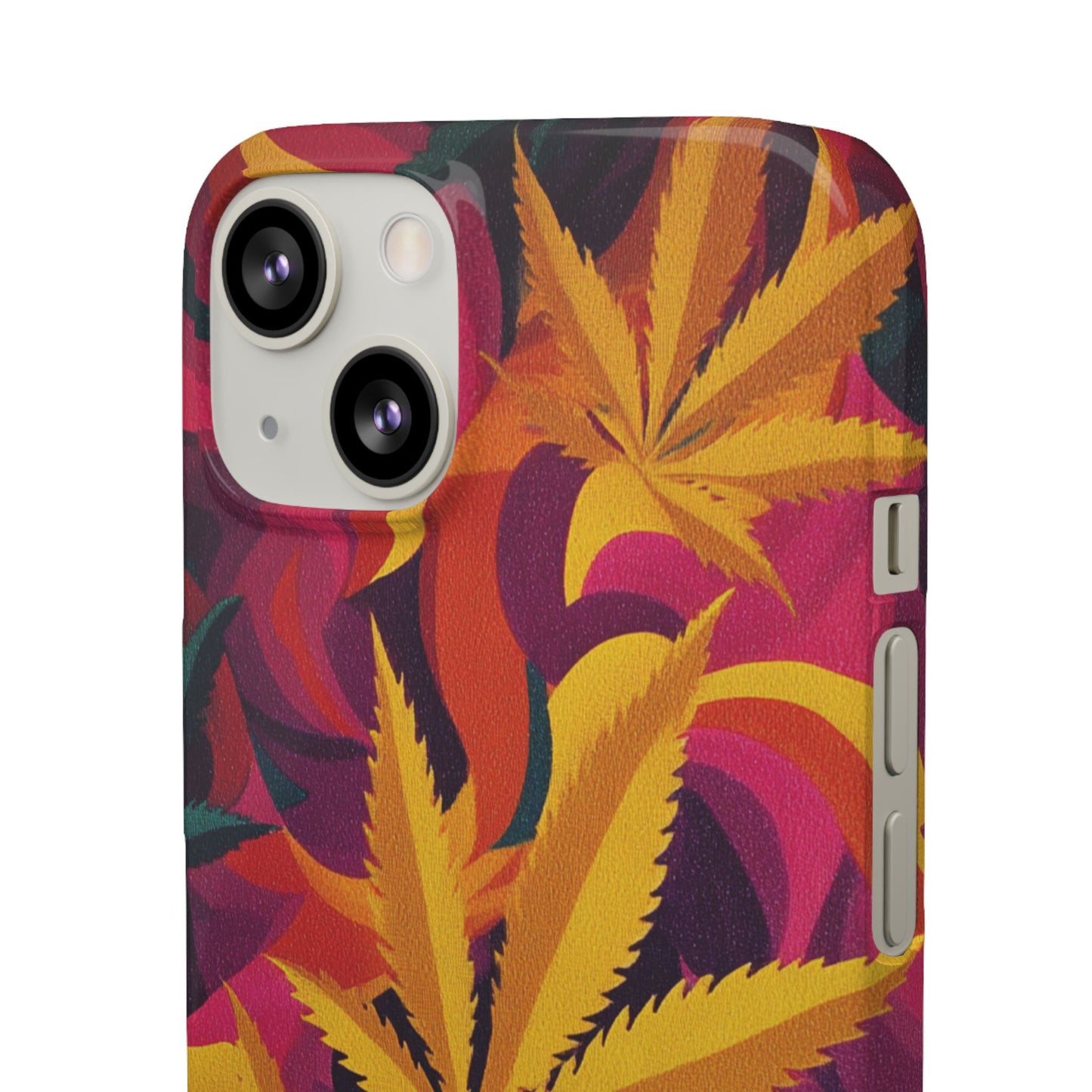 Autumn Vibe Cannabis Snap Case for IPhones and Samsungs Custom