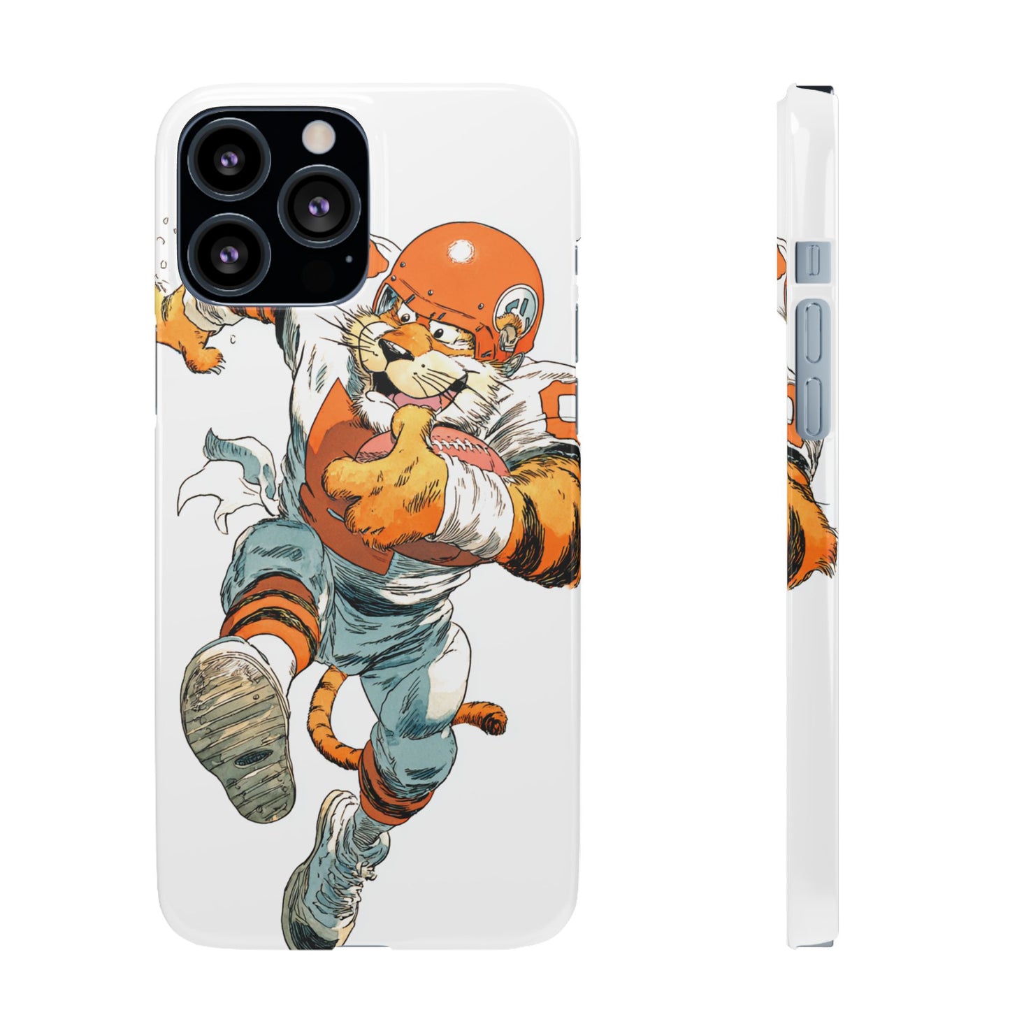 Cincinnati Bengals Snap Cases, Football Fans Phone Case, Tiger Cartoon Art Design, Football Lover Gift, Protective Phone Cover