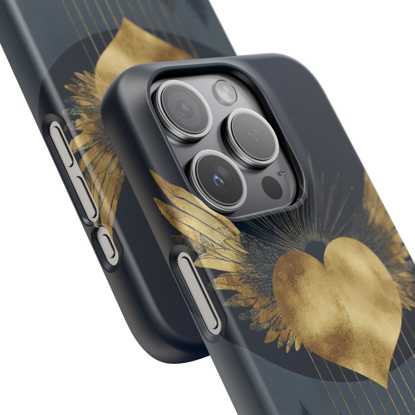 Heart Wing Snap Case, Elegant Phone Cover, Unique Gift, Artistic Accessory, Protective Case for Love and Romance