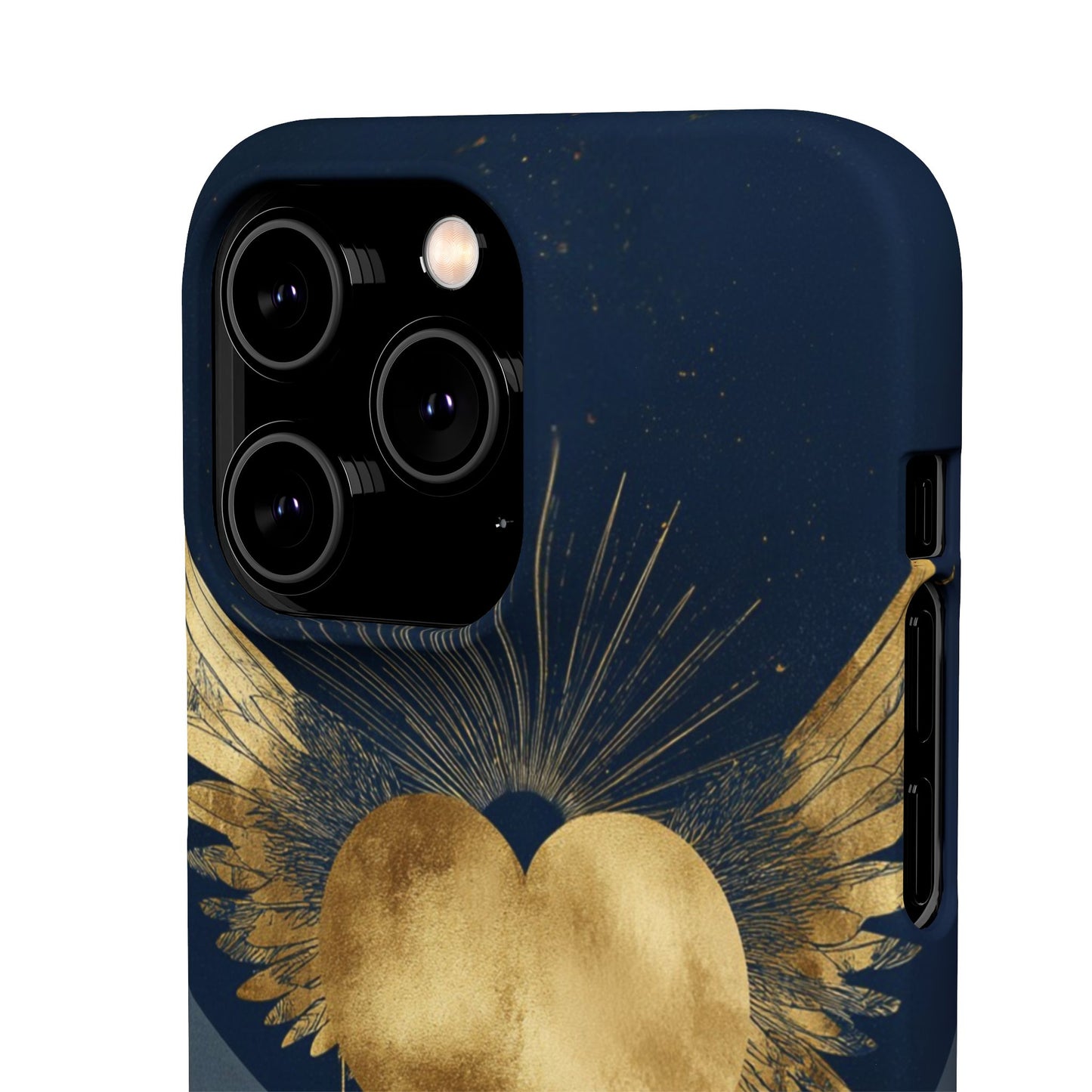 Heart Wing Snap Case, Elegant Phone Cover, Unique Gift, Artistic Accessory, Protective Case for Love and Romance