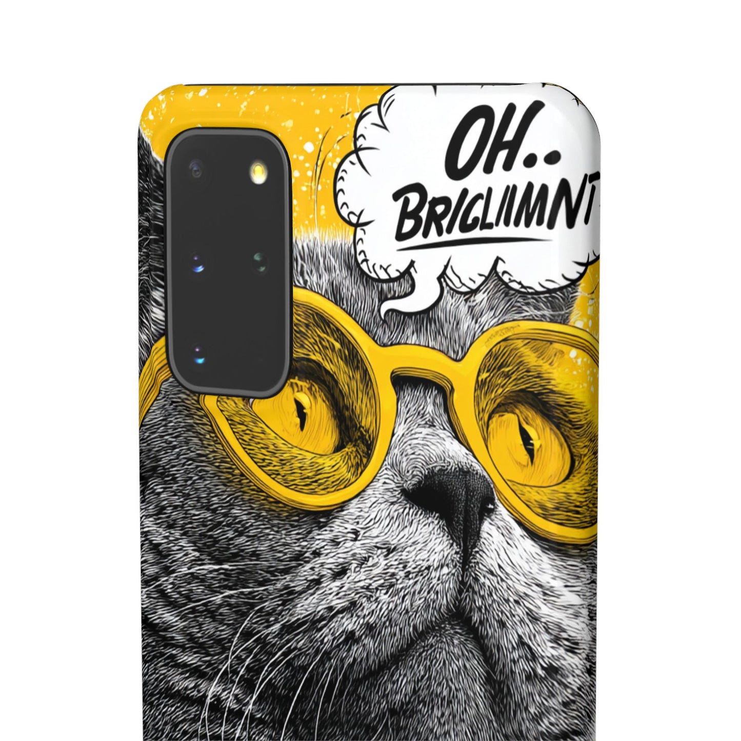 Playful Cat Snap Case - Quirky Phone Cover for Cat Lovers, Gift for Pet Enthusiasts, Funny Accessory for Any Occasion