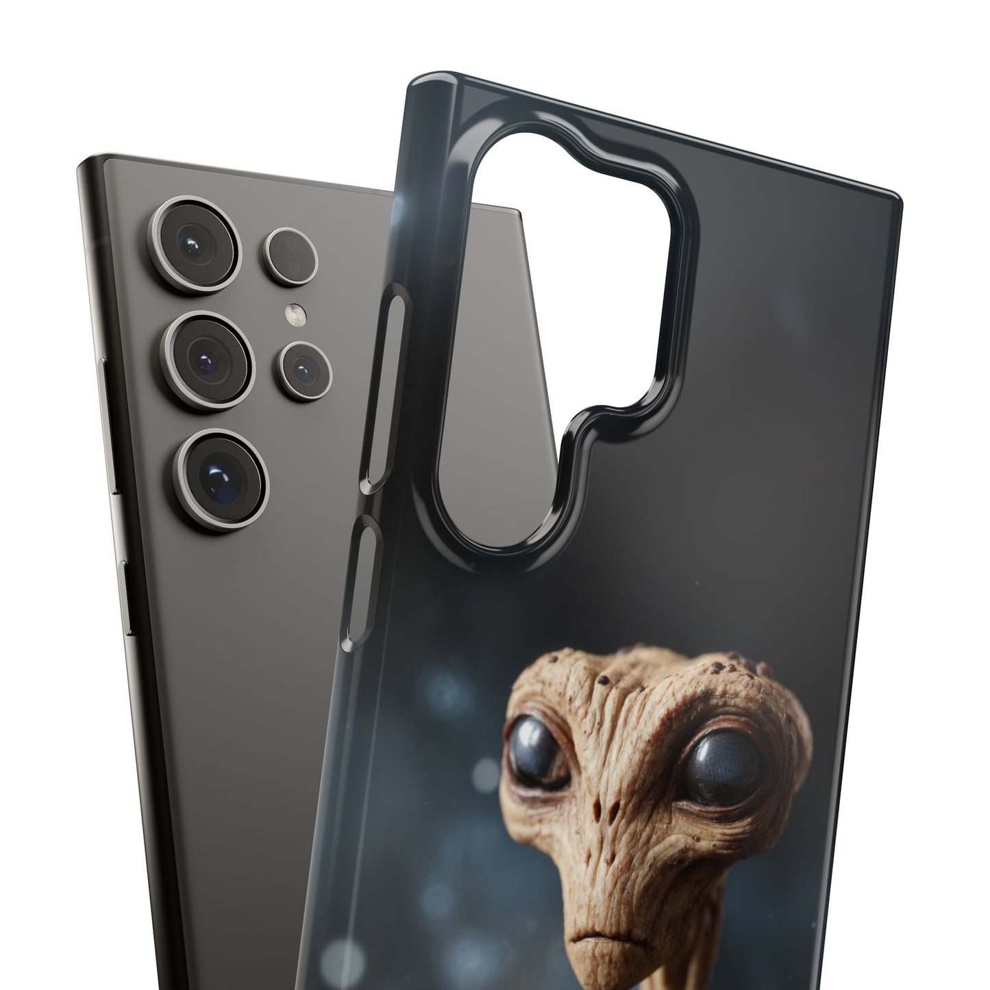 Alien Coffee Snap Case, Unique Phone Cover, Pop Culture Accessory, Gift for Sci-Fi Lovers, Customizable Phone Case
