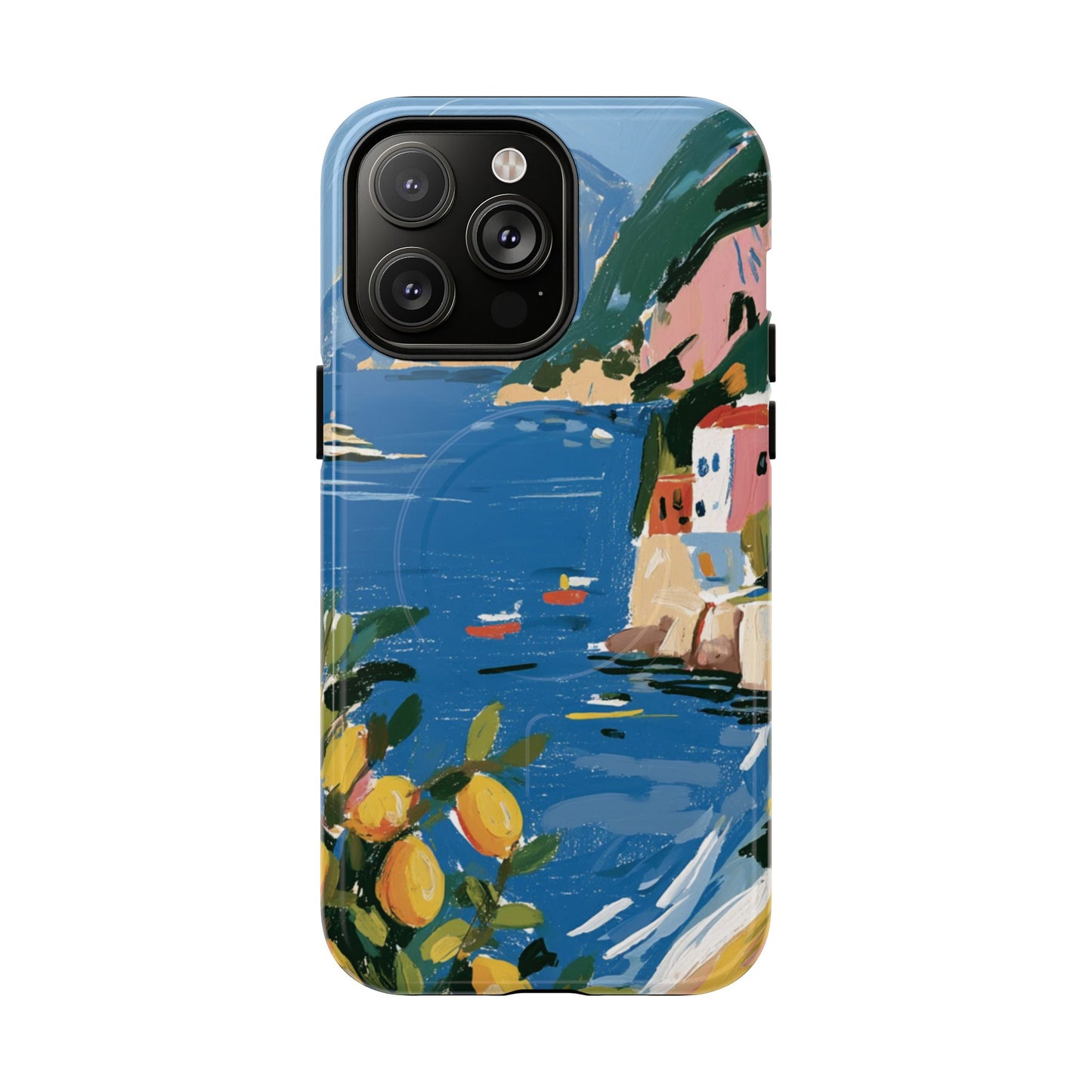Mediterranean Coastal Phone Case – Tough Magnetic Protective Cover