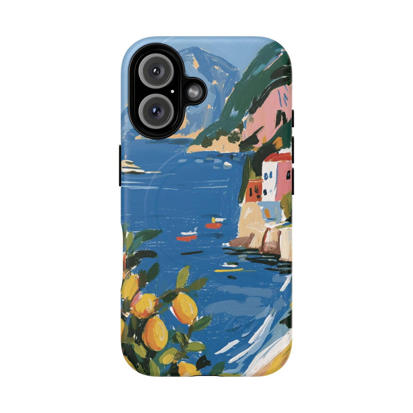 Mediterranean Coastal Phone Case – Tough Magnetic Protective Cover