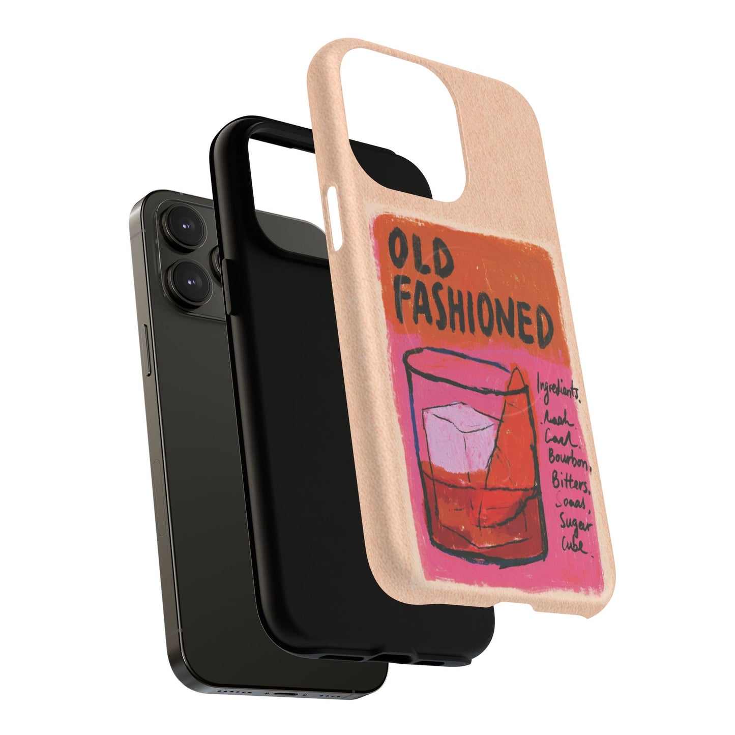 Old Fashioned Phone Case — Retro Cocktail iPhone Magnetic Case