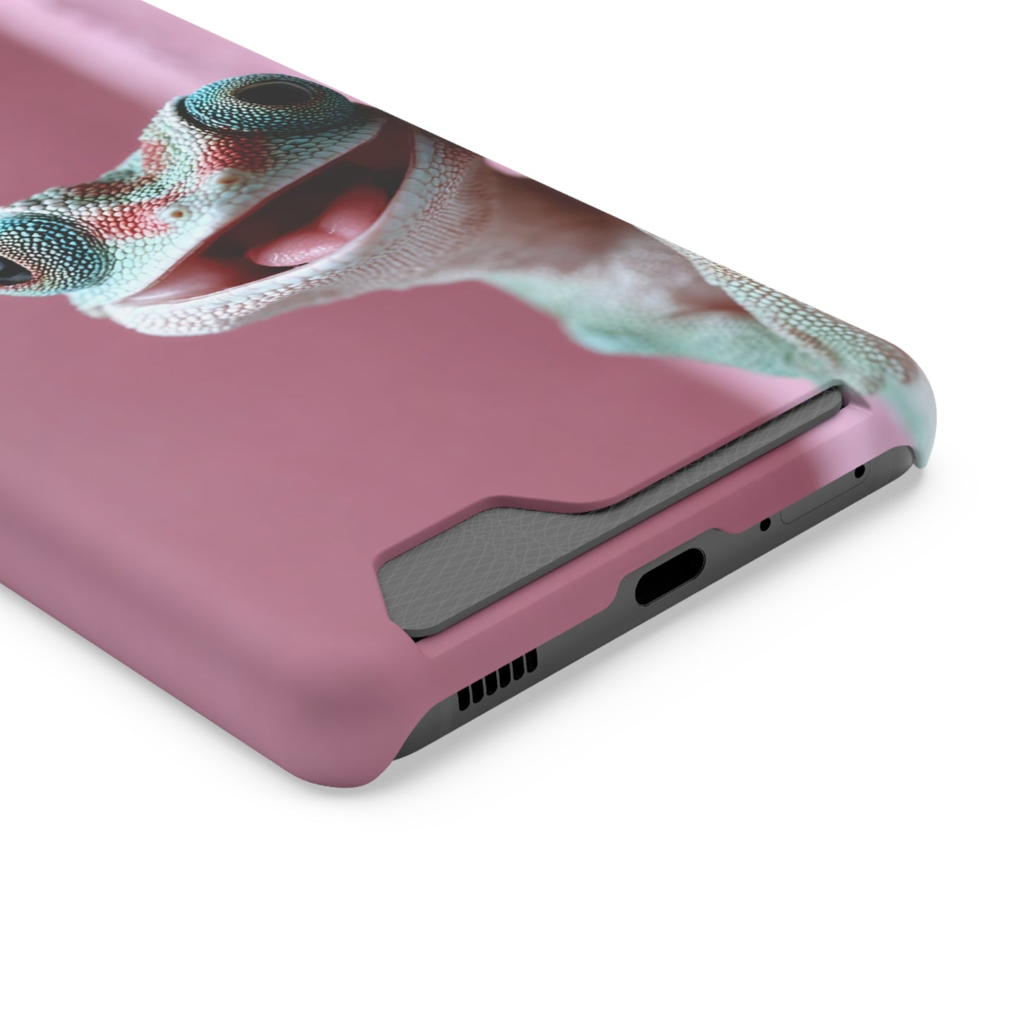 Whimsical Phone Case with Card Holder - Cute Gecko Design, Fun Gift for Kids, Stylish Accessory for Everyday Use, Perfect for [...]