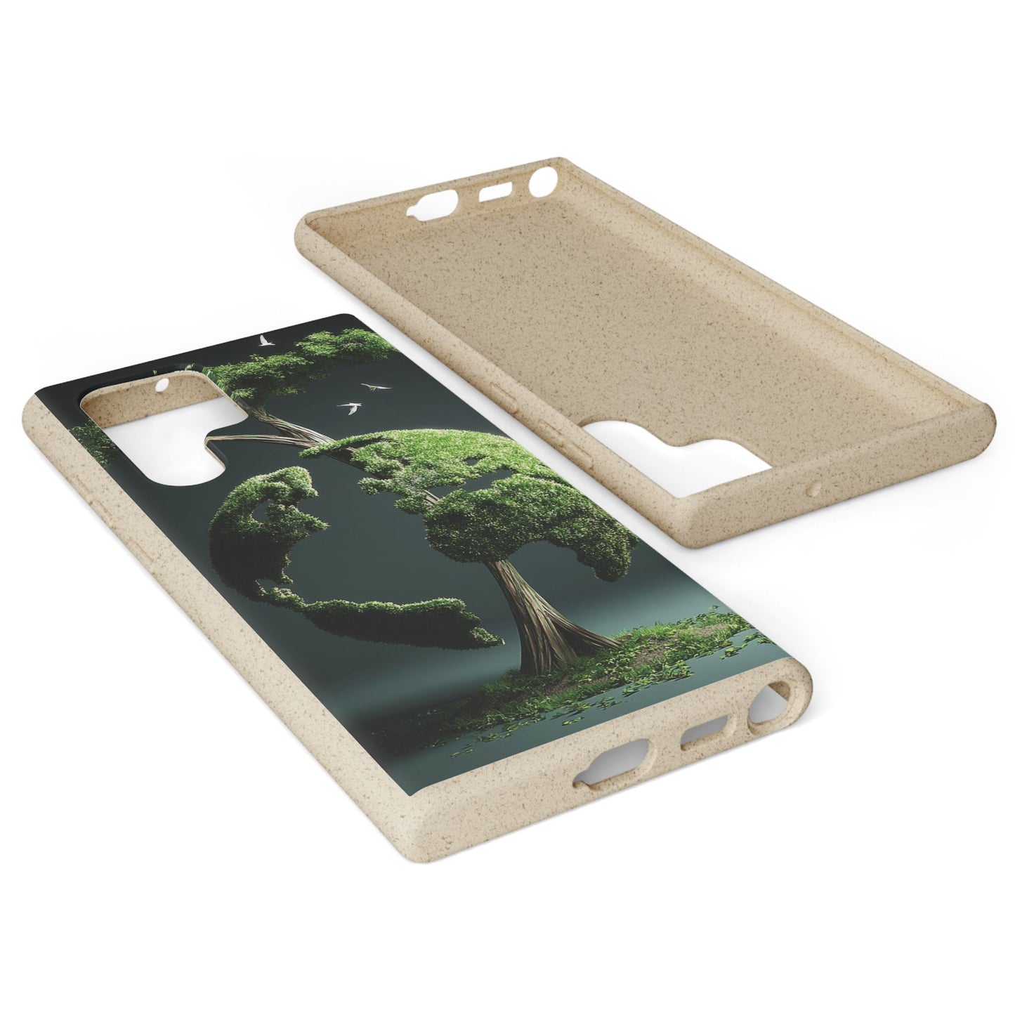 Eco-Friendly Phone Case with Nature Design, Sustainable iPhone Cover, Biodegradable Cellphone Accessories, Green Earth Gift, Earth Day [...]
