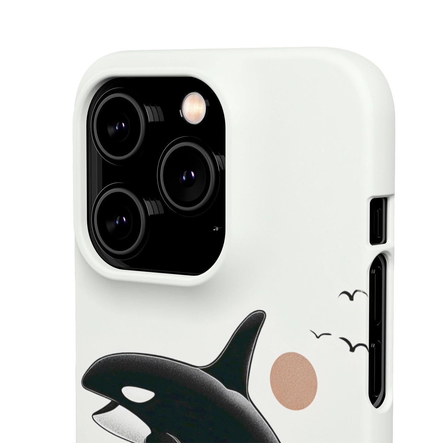 Whale Splash Phone Case | Ocean Lover Gift, Marine Art, Snap Cases, Cute Whale Design, Custom Phone Accessories