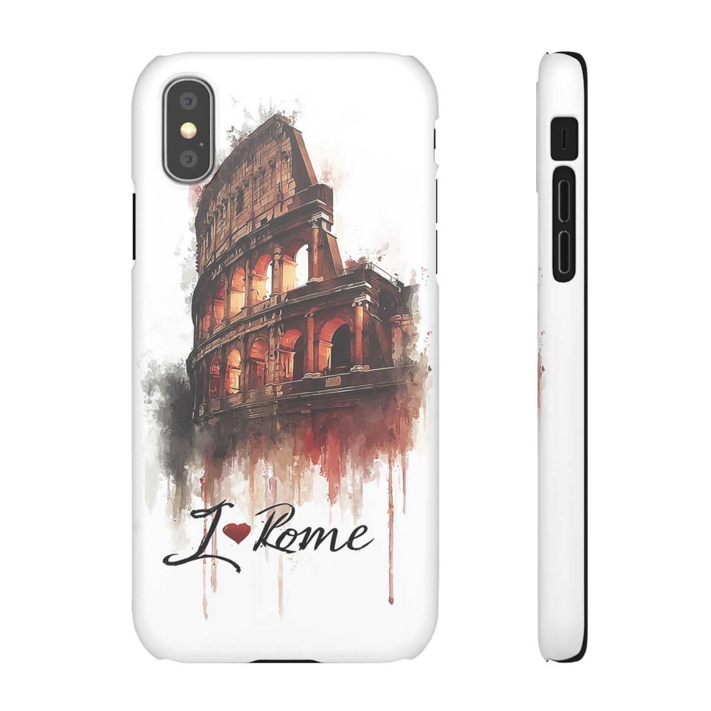 I Love Rome Snap Cases, Urban Phone Covers, Travel Accessories, Gift for Travelers, City Love Merch