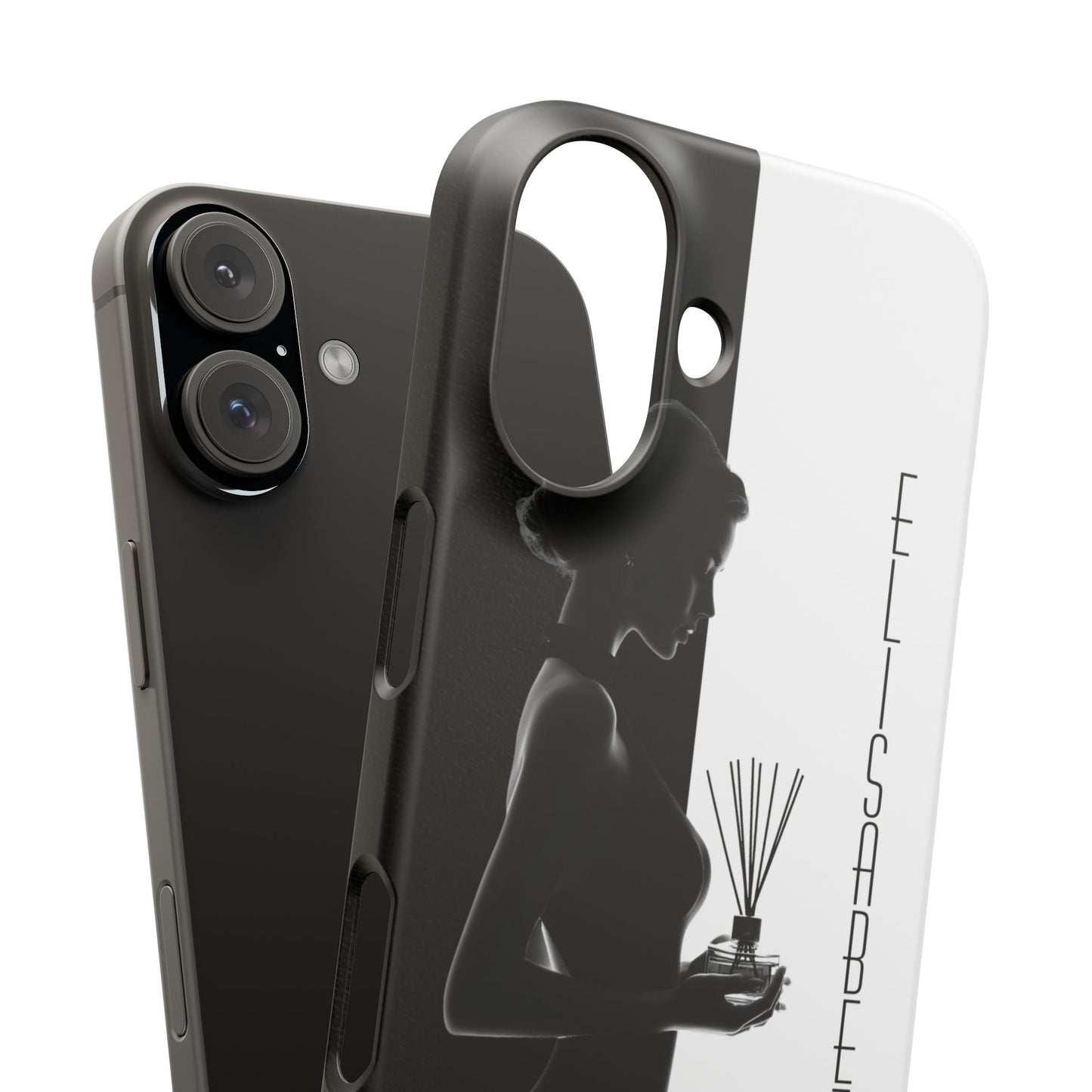 Custom Black and White Snap Case for Women Phone Cover for iPhone and Samsung