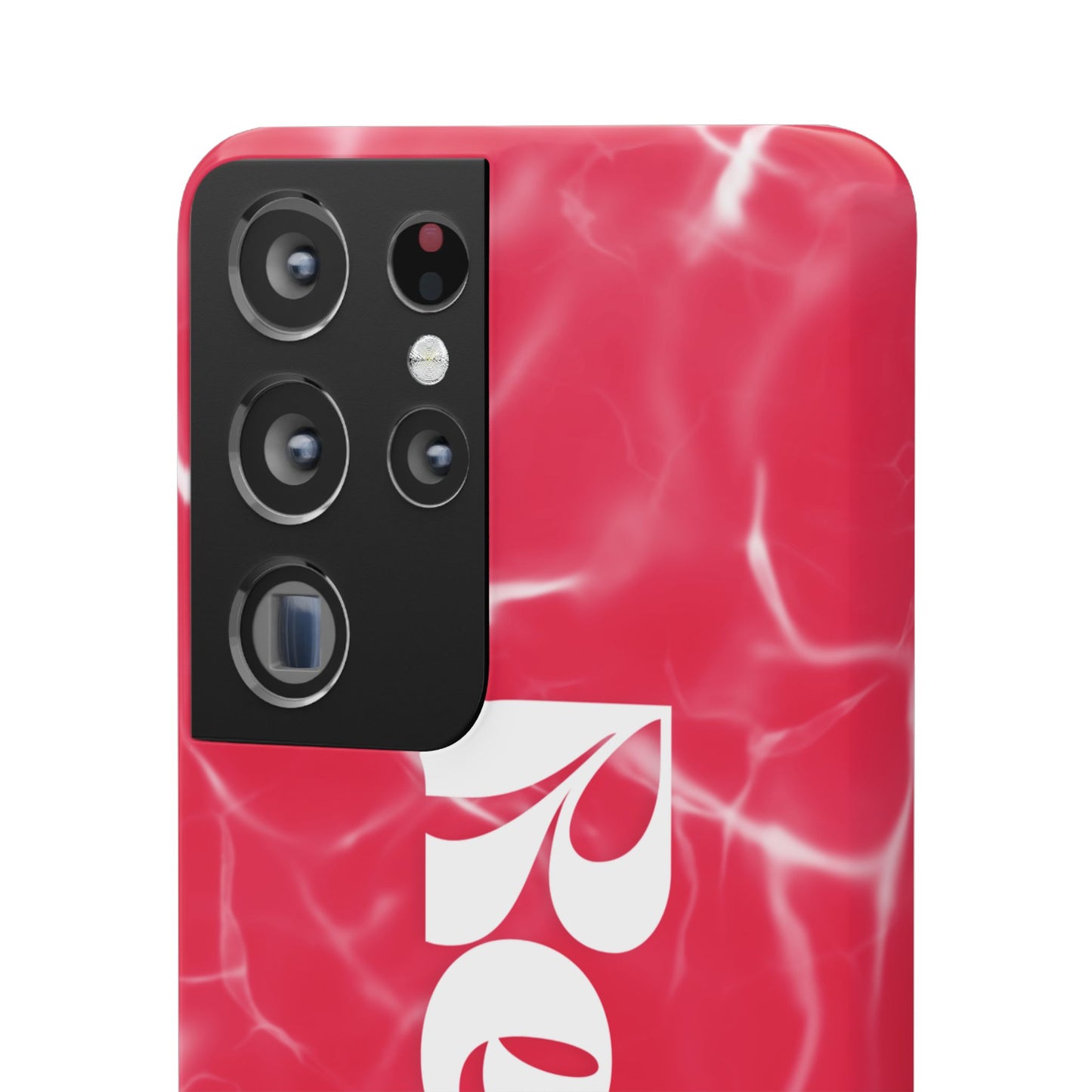Vibrant Red Snap Case for iPhone, Trendy Phone Cover, Gift for Her, Summer Accessory, Stylish Tech Protection