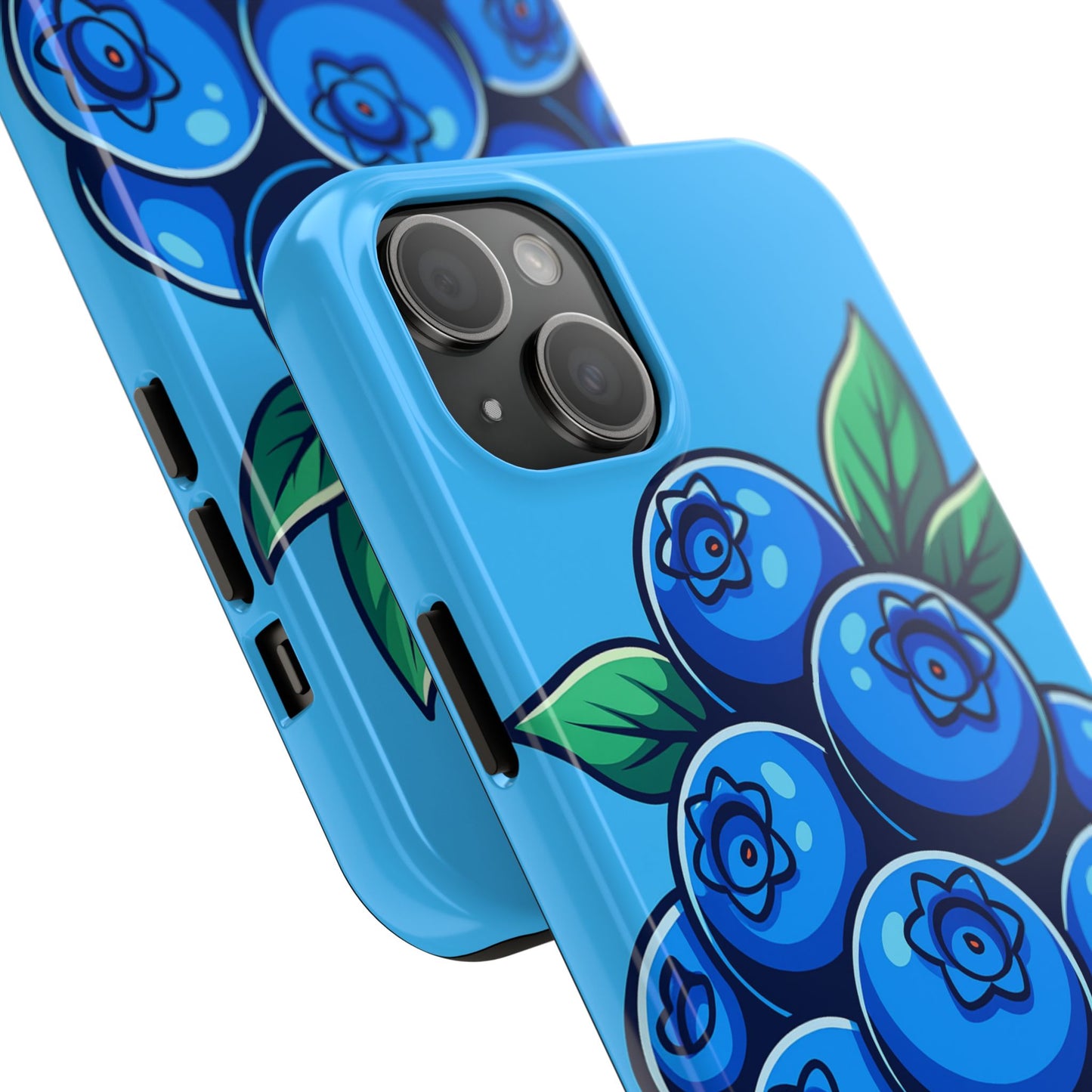 iPhone 17 Blueberry Delight Tough Phone Case, Cute Phone Cover, Fruit Lover Gift, Durable Phone Protector, Unique Smartphone Accessories