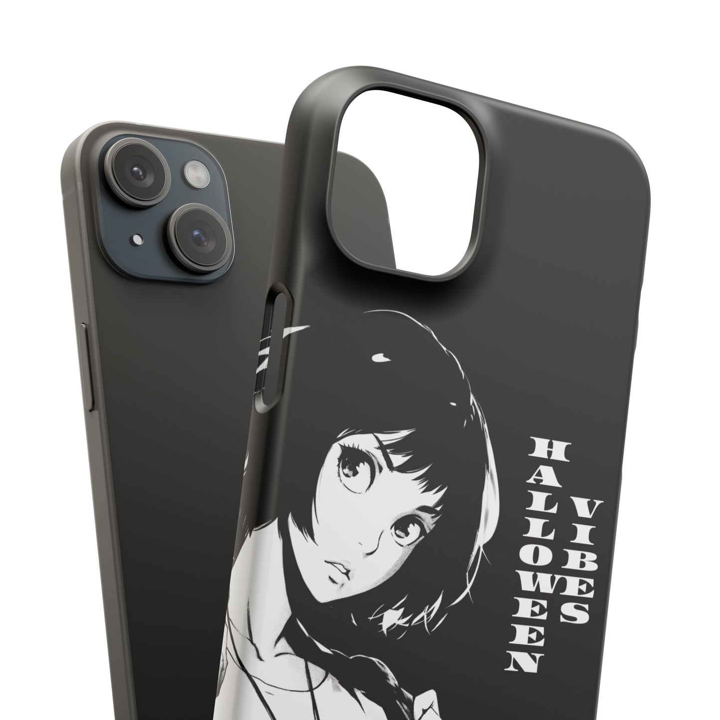 Halloween Vibes Snap Case Black and White Protective Phone Cover for iPhone and Samsung