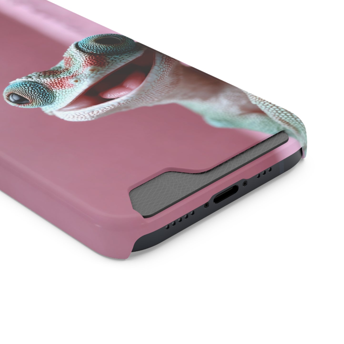 Whimsical Phone Case with Card Holder - Cute Gecko Design, Fun Gift for Kids, Stylish Accessory for Everyday Use, Perfect for [...]