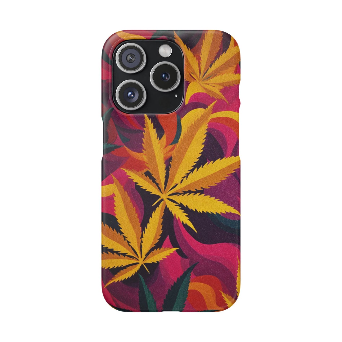Autumn Vibe Cannabis Snap Case for IPhones and Samsungs Custom