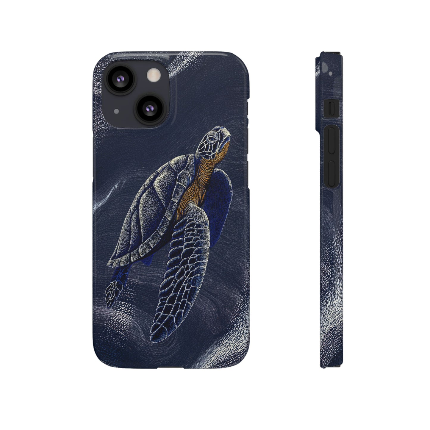 Marine Turtle Snap Case for Nature Lovers Phone Covers For Iphones and Samsungs Customization