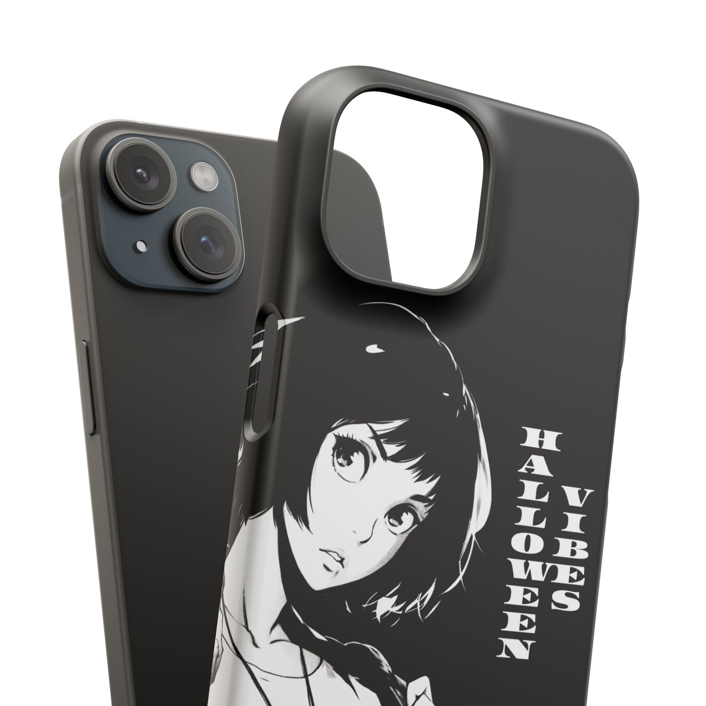 Halloween Vibes Snap Case Black and White Protective Phone Cover for iPhone and Samsung