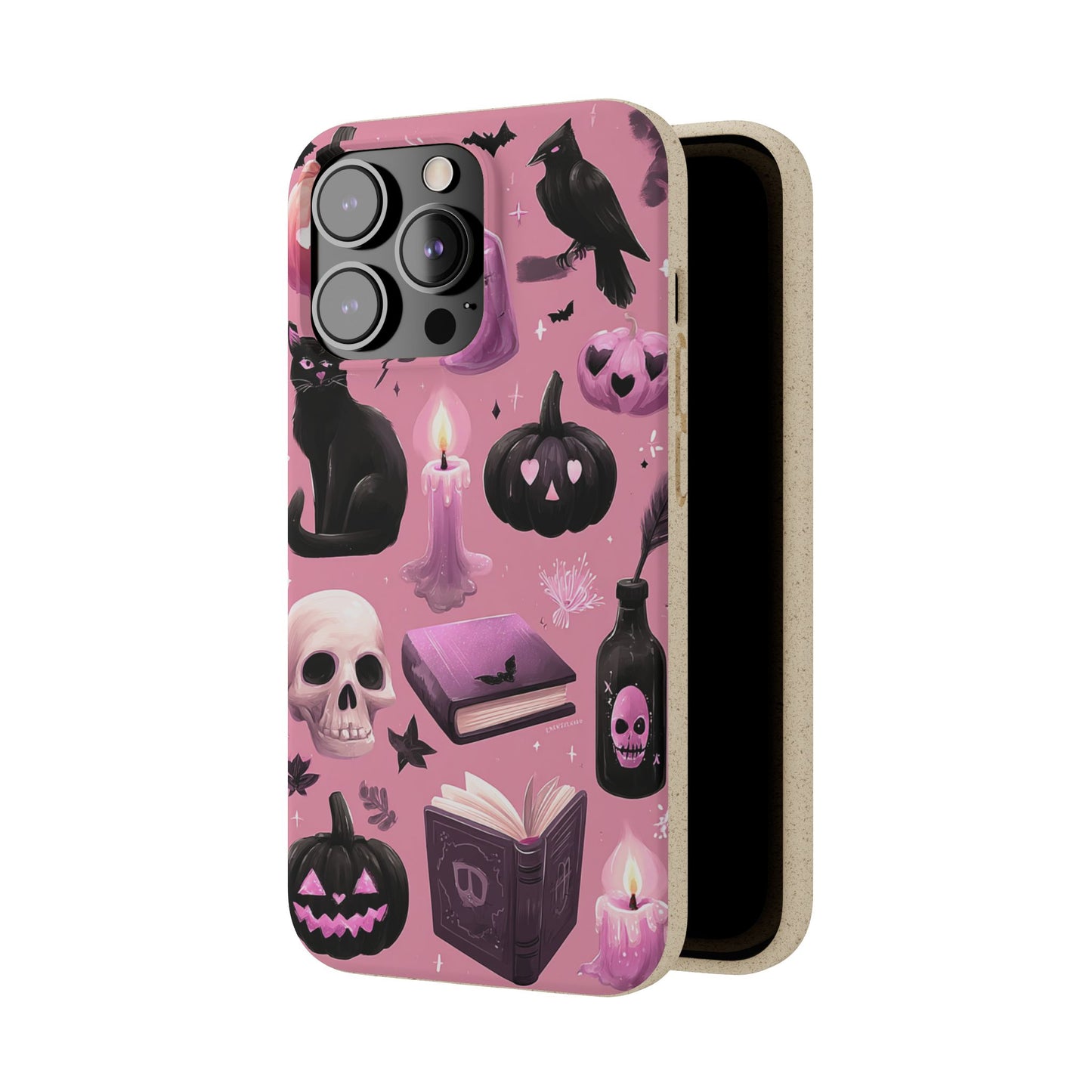 Halloween-Inspired Biodegradable Phone Case, Eco-Friendly Cell Phone Cover, Cute Goth Aesthetic Gift, Sustainable Halloween Decor, [...]