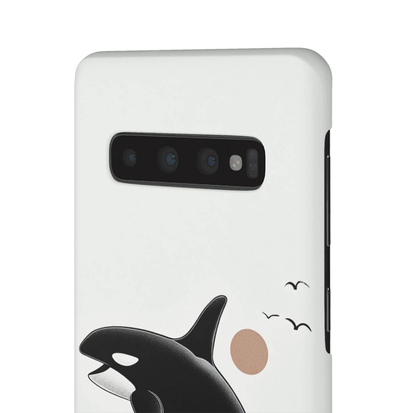 Whale Splash Phone Case | Ocean Lover Gift, Marine Art, Snap Cases, Cute Whale Design, Custom Phone Accessories