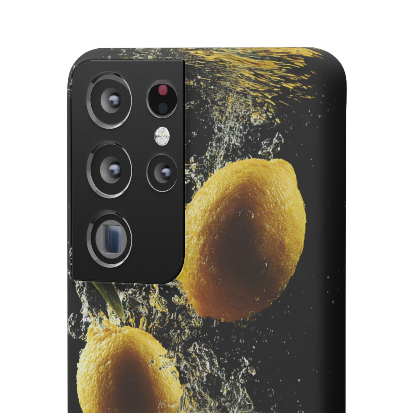 Lemon Splash Phone Case - Vibrant Snap Case, Fruit Lover Gift, Summer Vibes, Kitchen Decor, Unique Phone Accessories