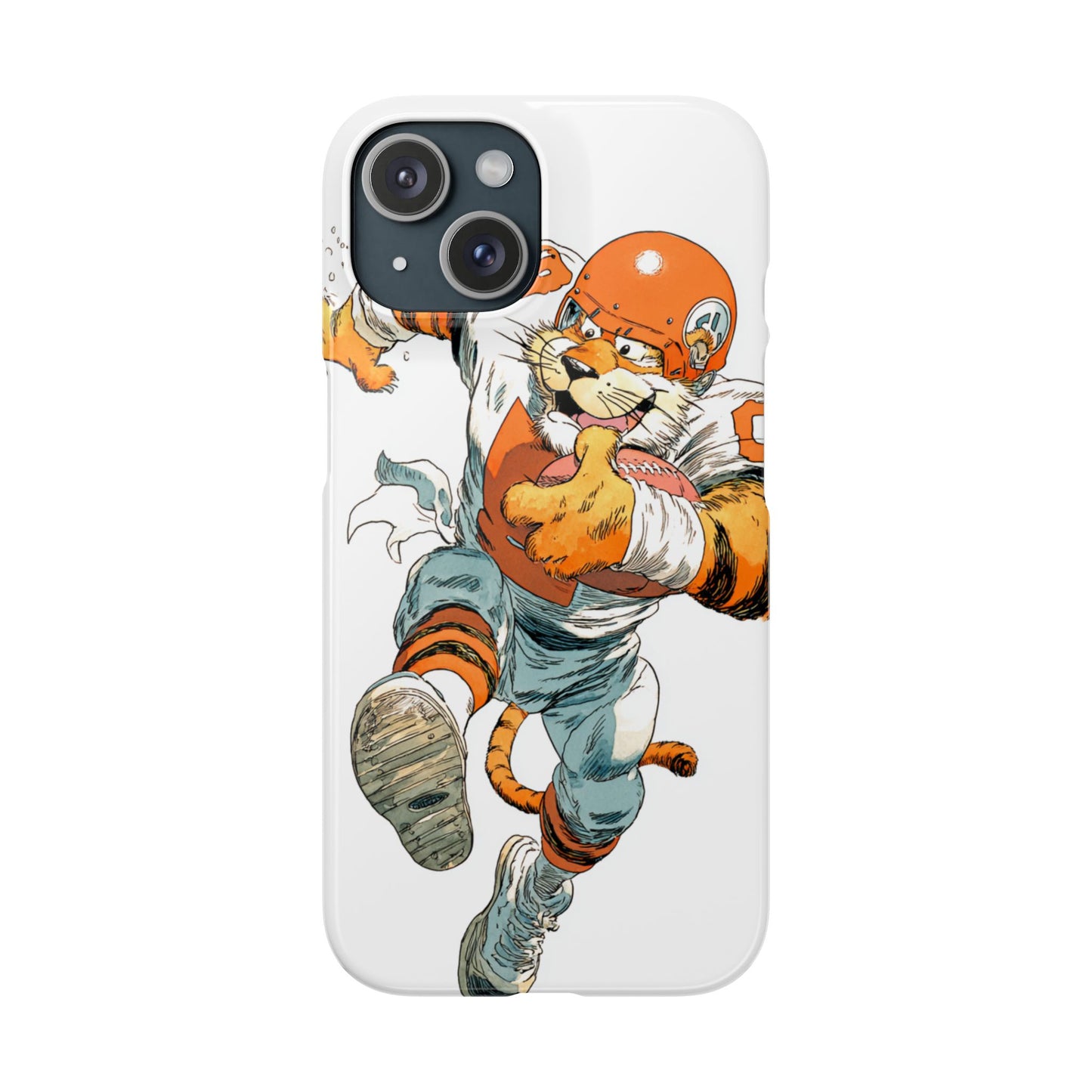 Cincinnati Bengals Snap Cases, Football Fans Phone Case, Tiger Cartoon Art Design, Football Lover Gift, Protective Phone Cover