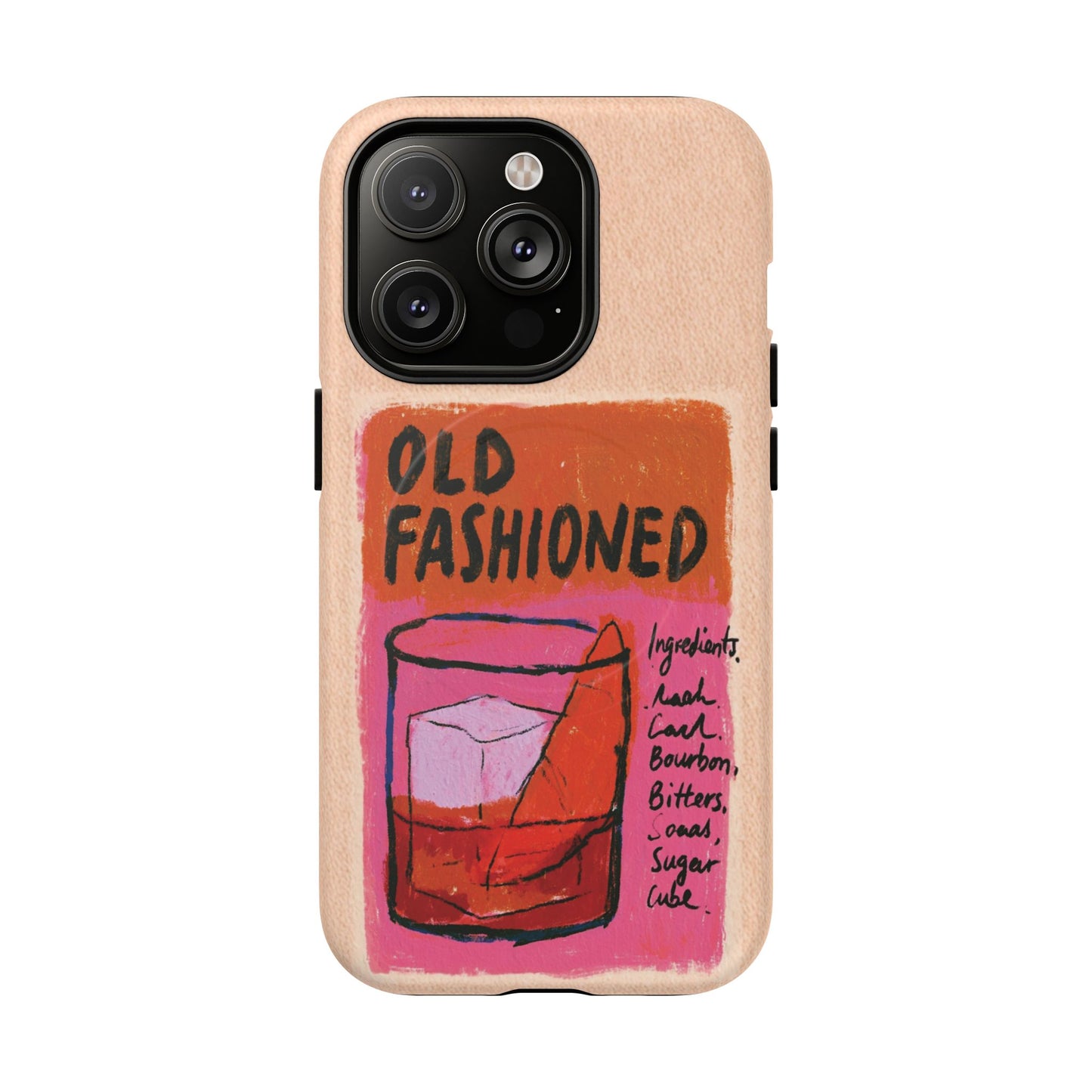 Old Fashioned Phone Case — Retro Cocktail iPhone Magnetic Case