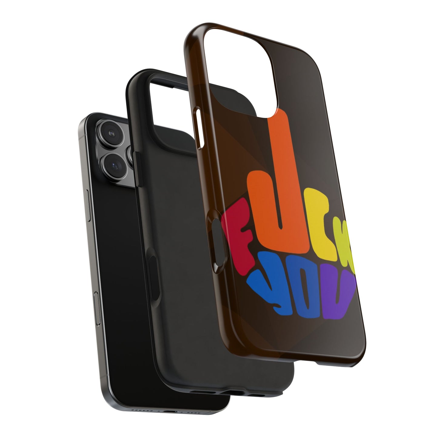 F**K You iPhone 17 Tough Phone Case — Creative Protection for Your iPhone