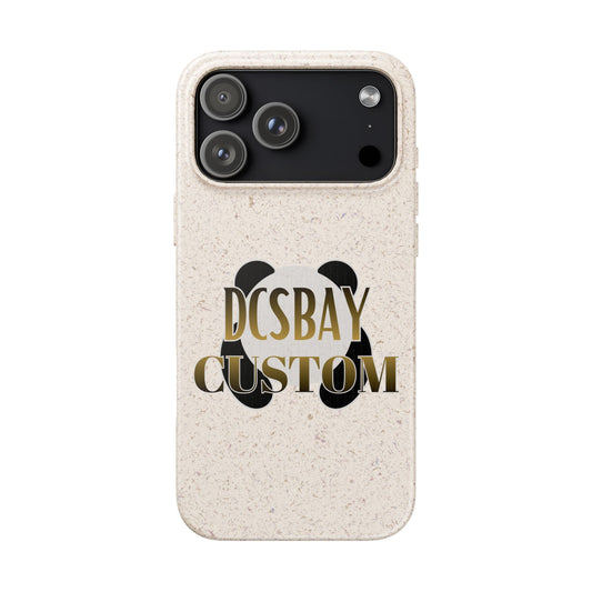 Biodegradable Panda Phone Case — Eco-Friendly Customizable iPhone Cover