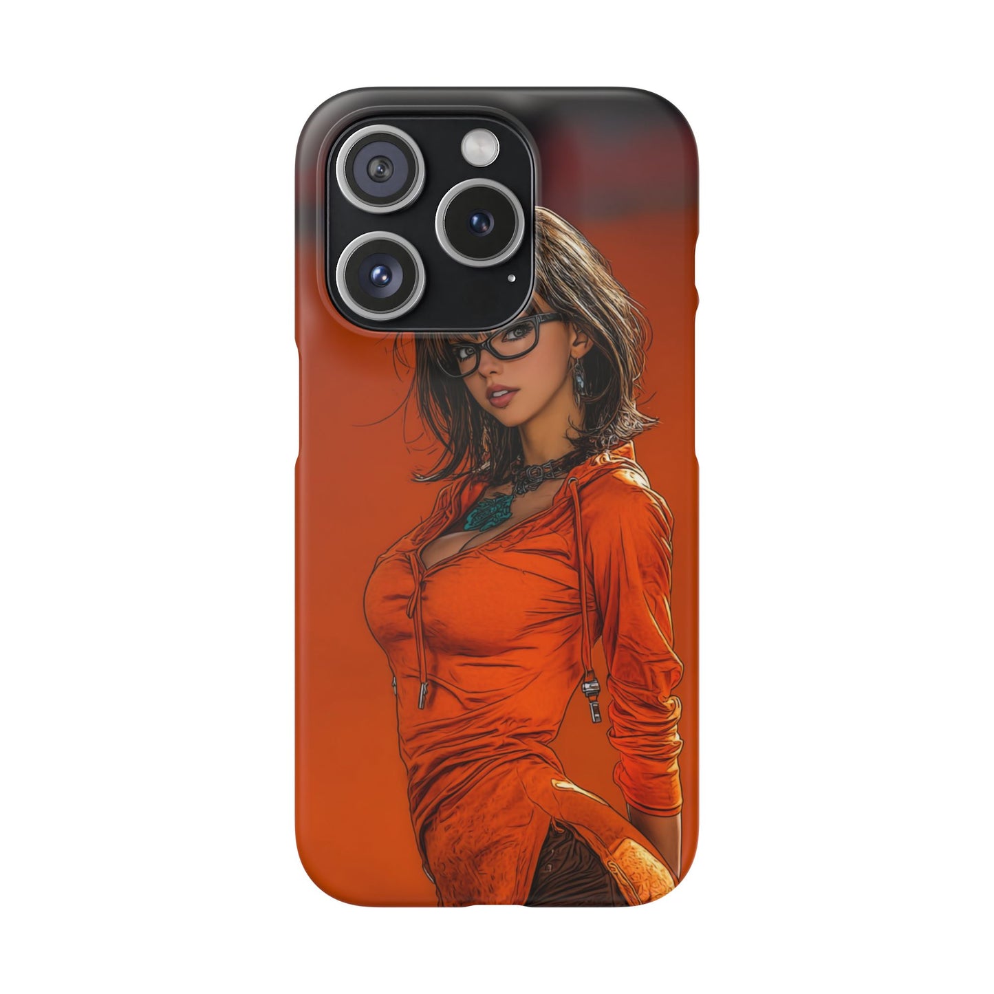 Velma Dinkley Cleveland Browns Fan Snap Cases, Phone Cover, Cartoon Style Art, Custom Case, Protective Shell
