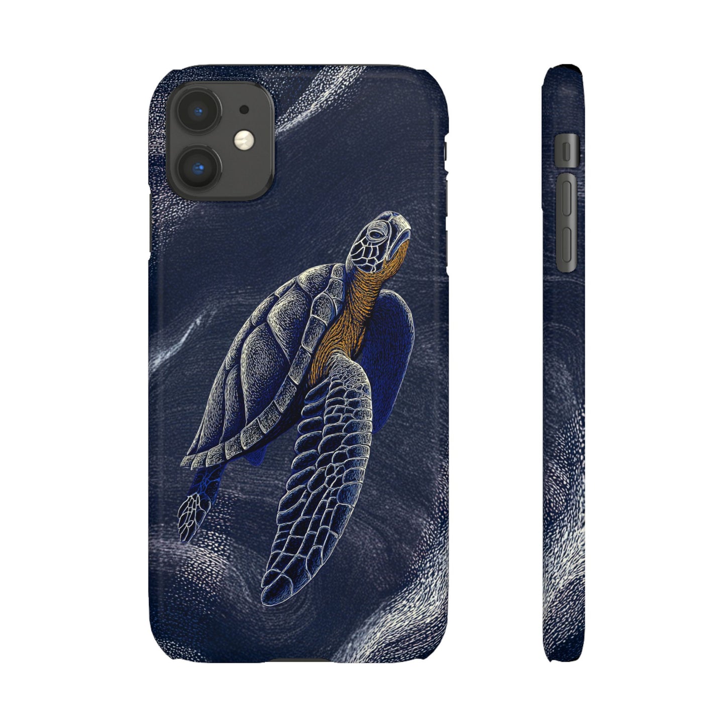 Marine Turtle Snap Case for Nature Lovers Phone Covers For Iphones and Samsungs Customization