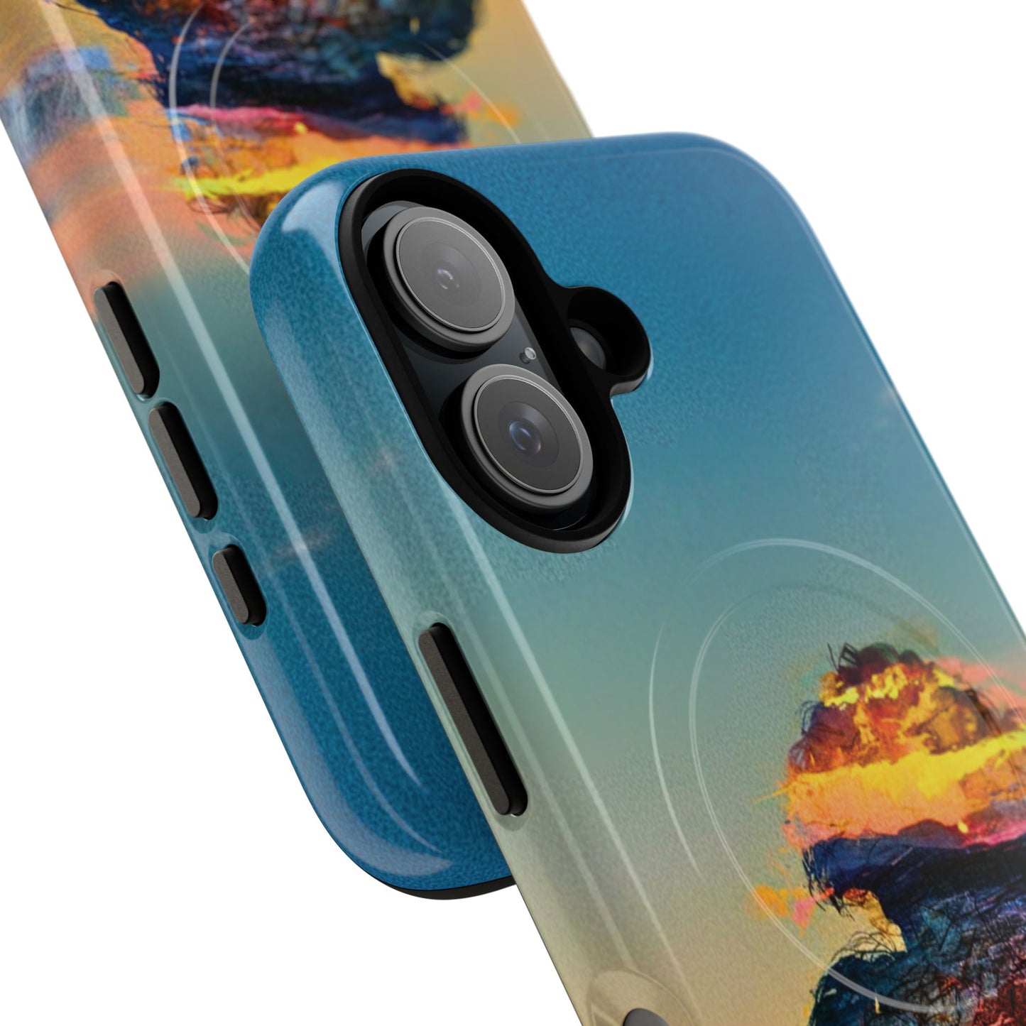 Abstract Sunset Silhouette Tough Magnetic Phone Case