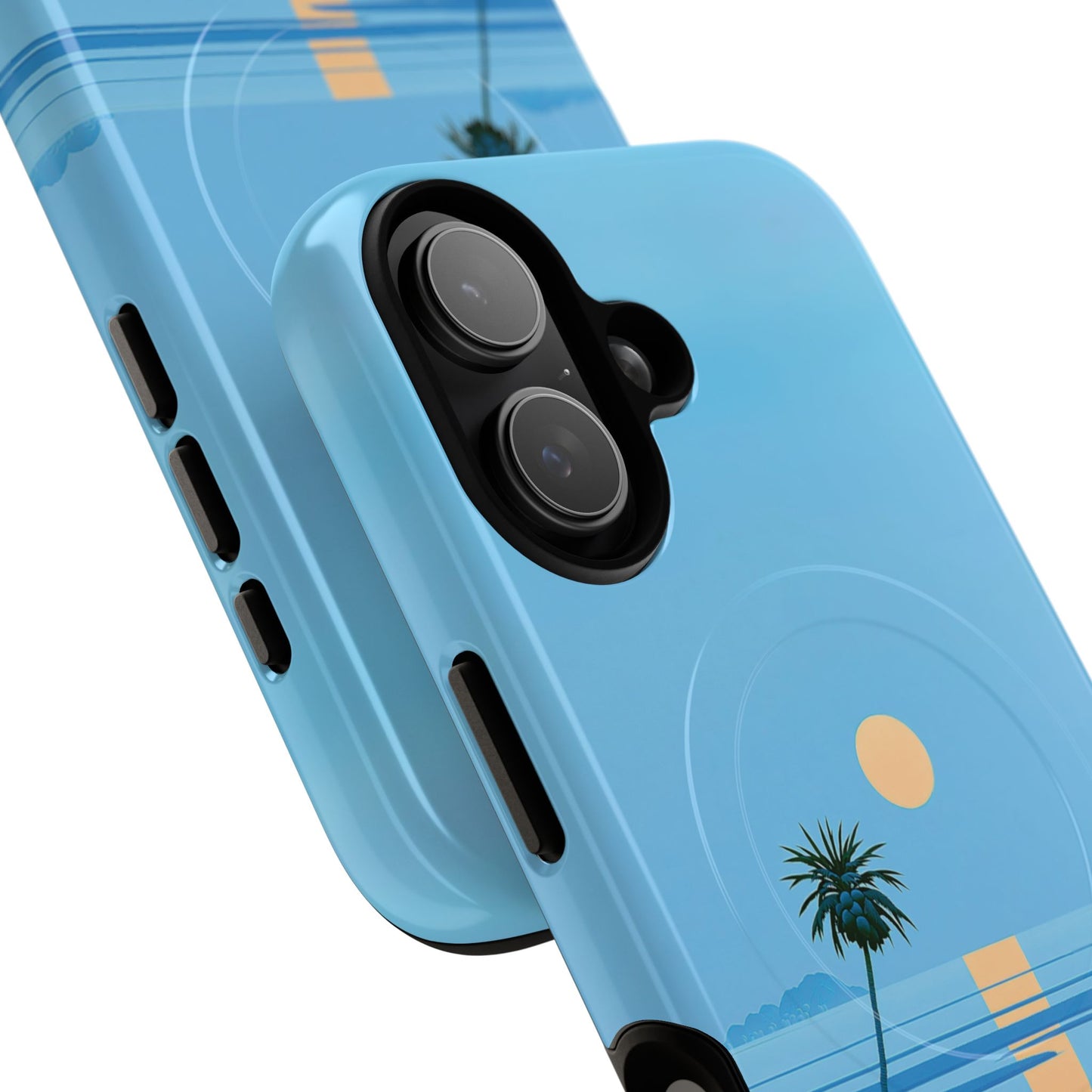Tough Magnetic Case — Minimal Sunset Palm Phone Cover