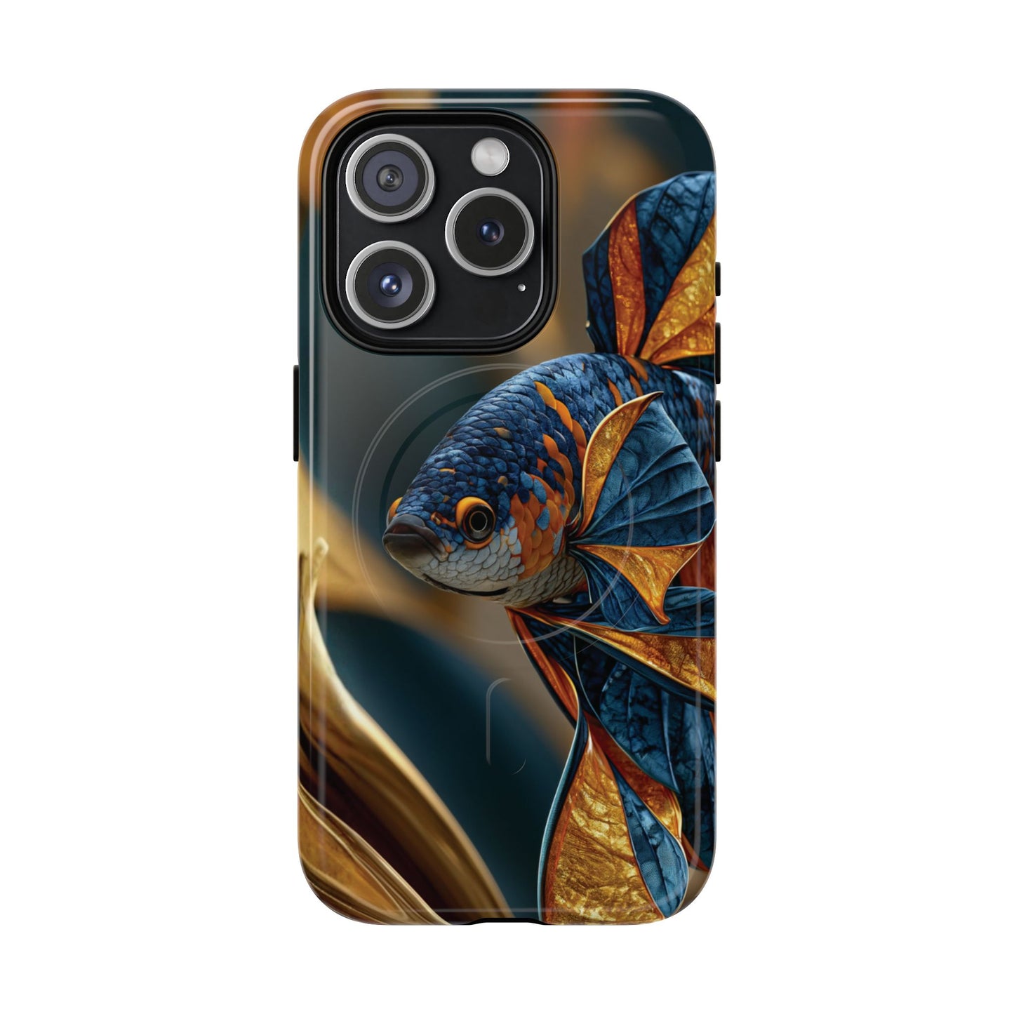 Koi Fish Tough Magnetic Phone Case — Protective Artistic Fish Design