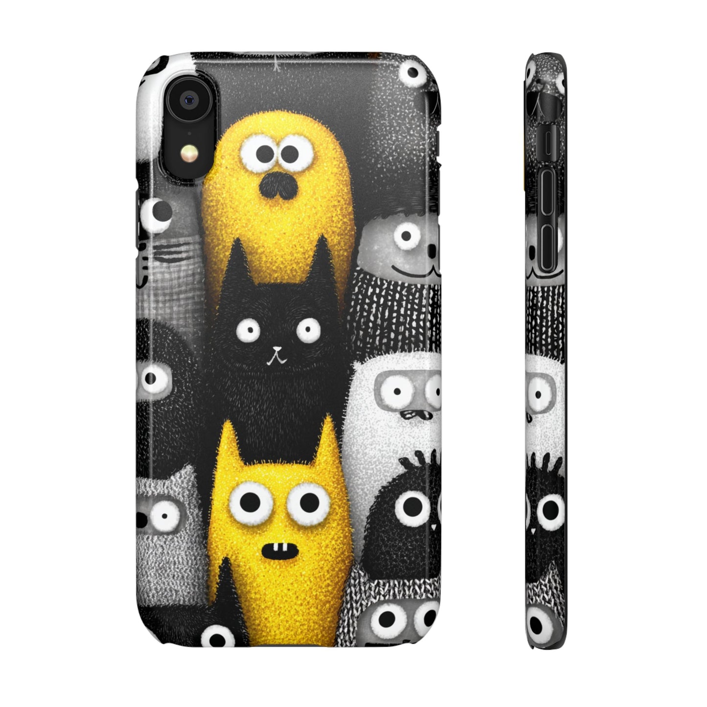 Colorful Character Snap Cases, Cute Phone Cover, Unique Gift for Kids, Fun Accessory, Perfect for Birthdays, Holidays