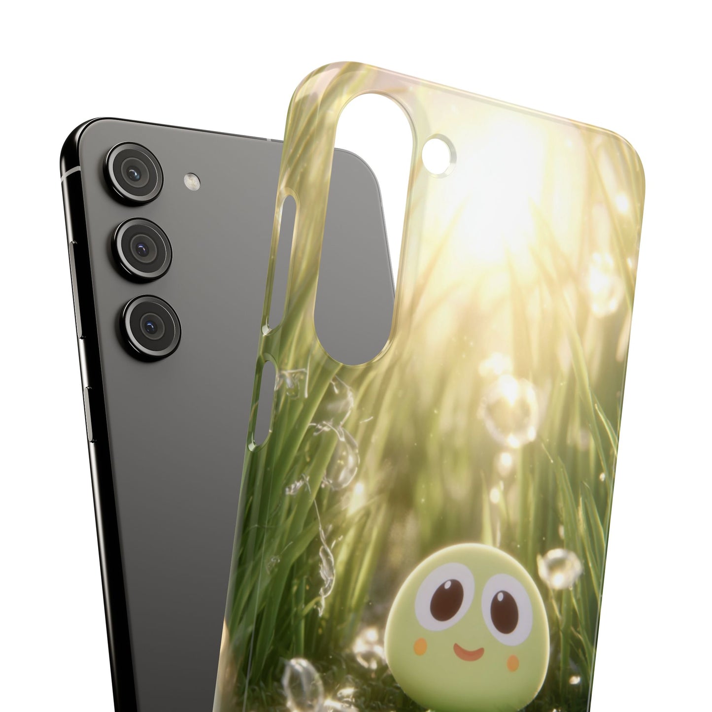 Cute Nature-Inspired Snap Case, Cartoon Phone Cover, Eco-Friendly Gift, Fun Accessory, Personalized Phone Case, Nature Lover's Gift