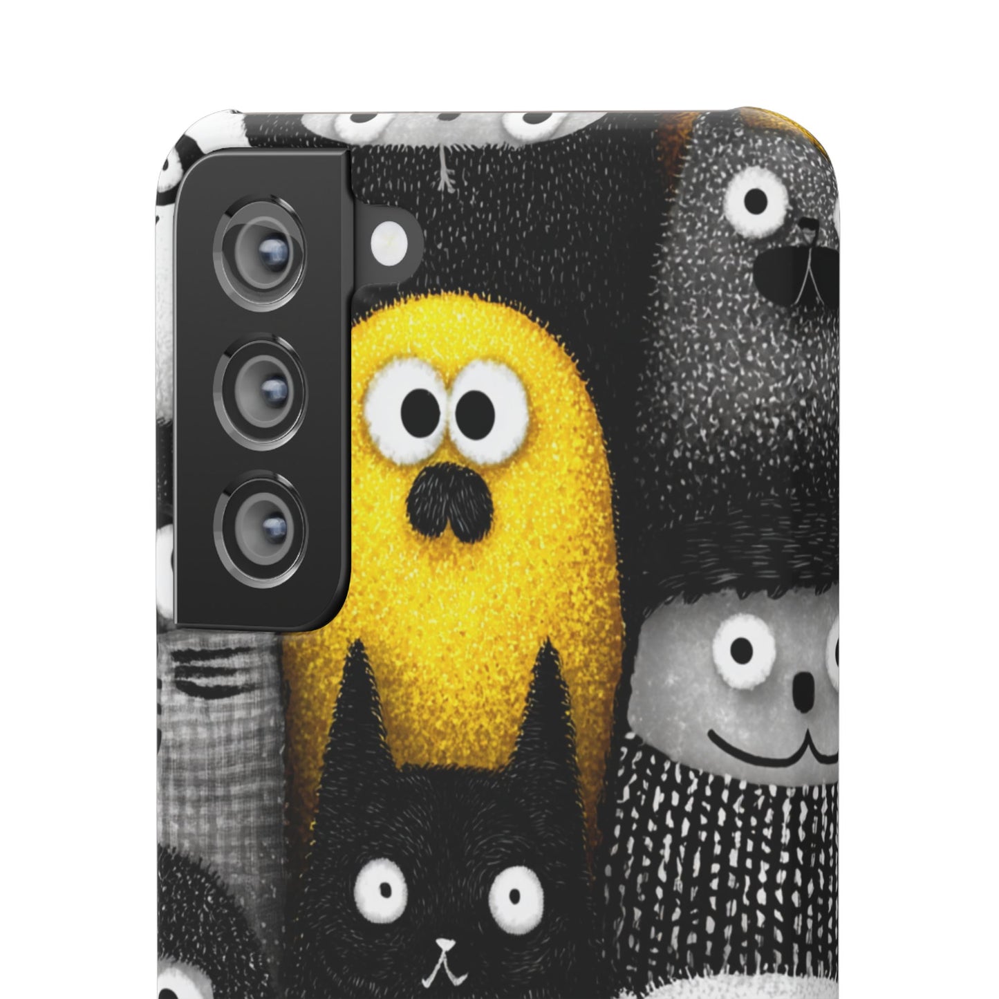 Colorful Character Snap Cases, Cute Phone Cover, Unique Gift for Kids, Fun Accessory, Perfect for Birthdays, Holidays